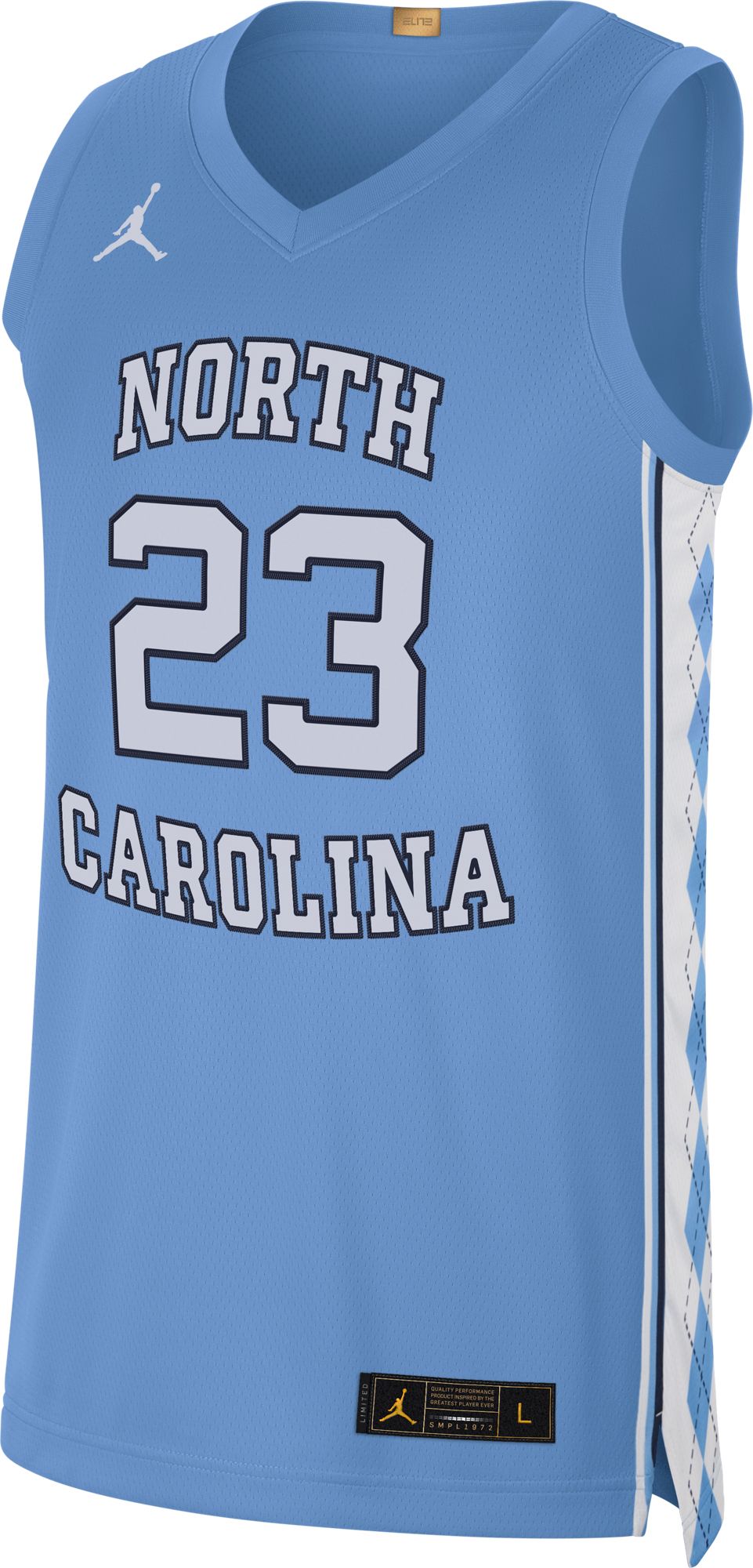 Jordan Men's Michael North Carolina Tar Heels #23 Blue Limited Basketball Jersey