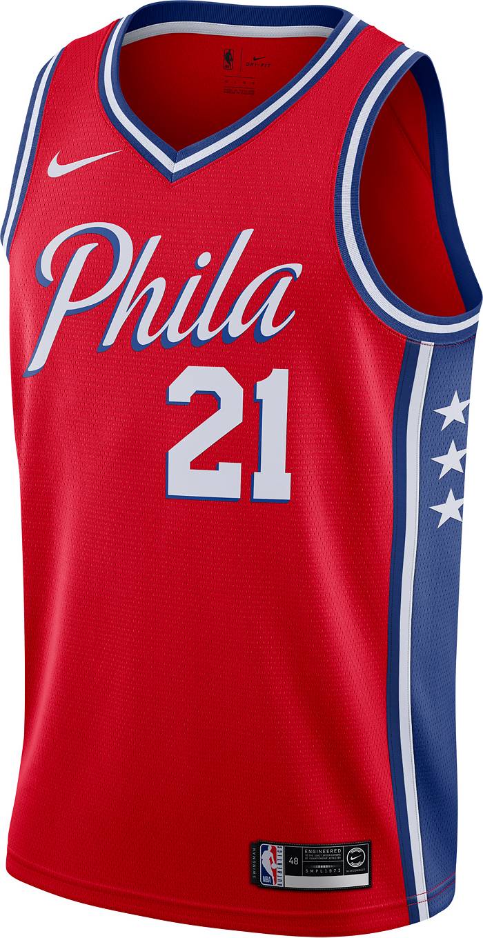 2017-23 Philadelphia 76ers Embiid #21 Nike Swingman Home Jersey (XL)
