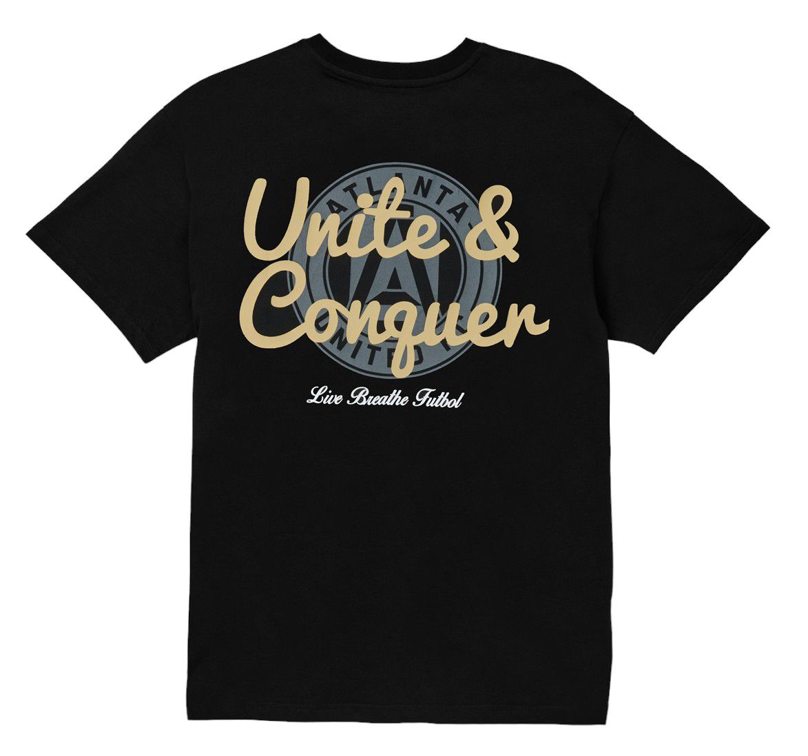 Live Breathe Futbol Men's Atlanta United 2-Hit Black T-Shirt product image