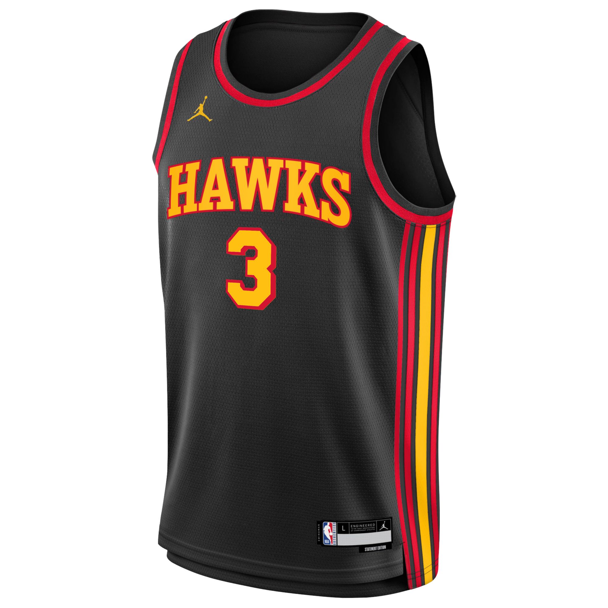 Jordan Youth Atlanta Hawks CJ McCollum #3 Statement Swingman Jersey product image