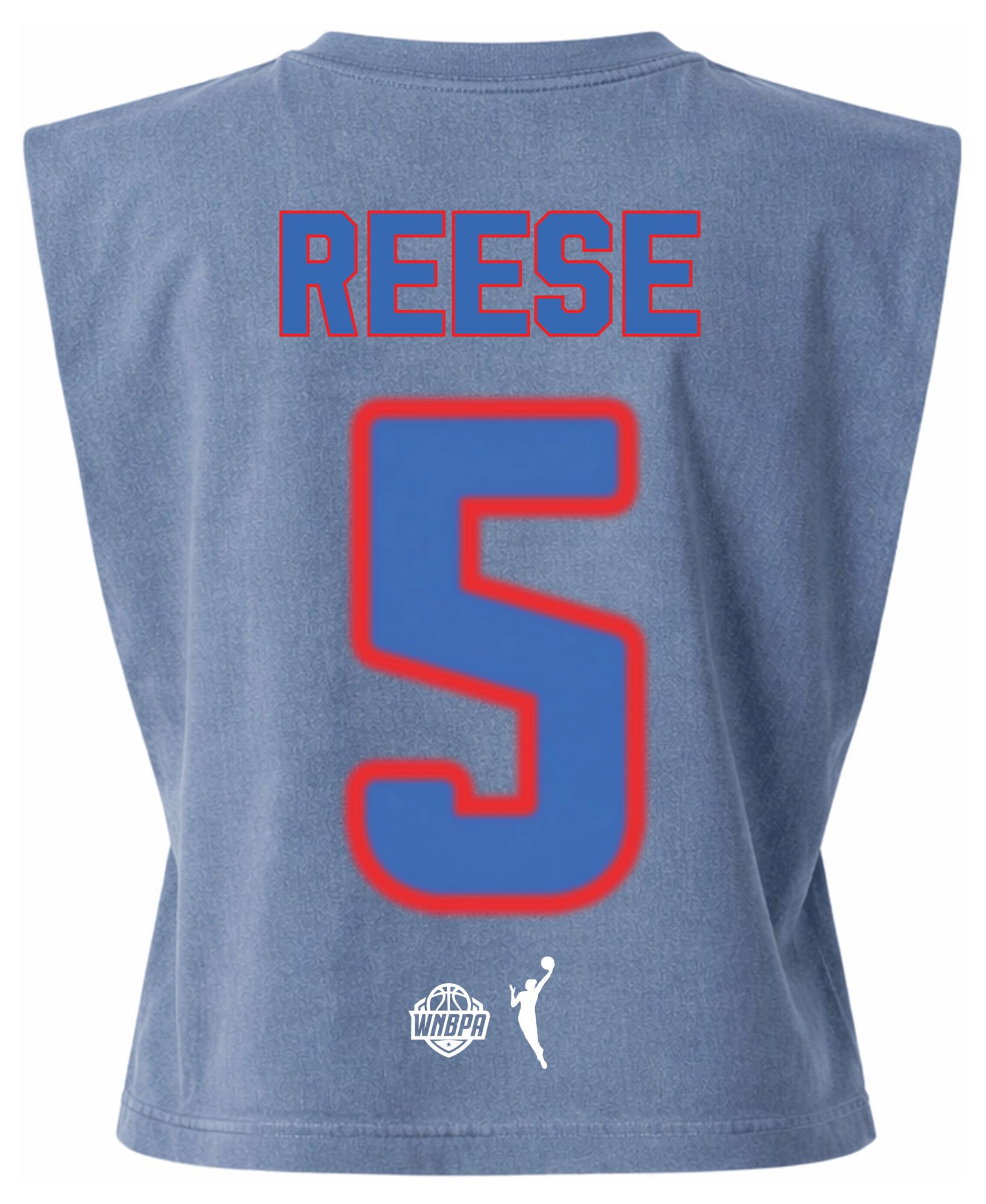 round21 Adult Atlanta Dream Blue Angel Reese #5 Motion Strength T-Shirt product image