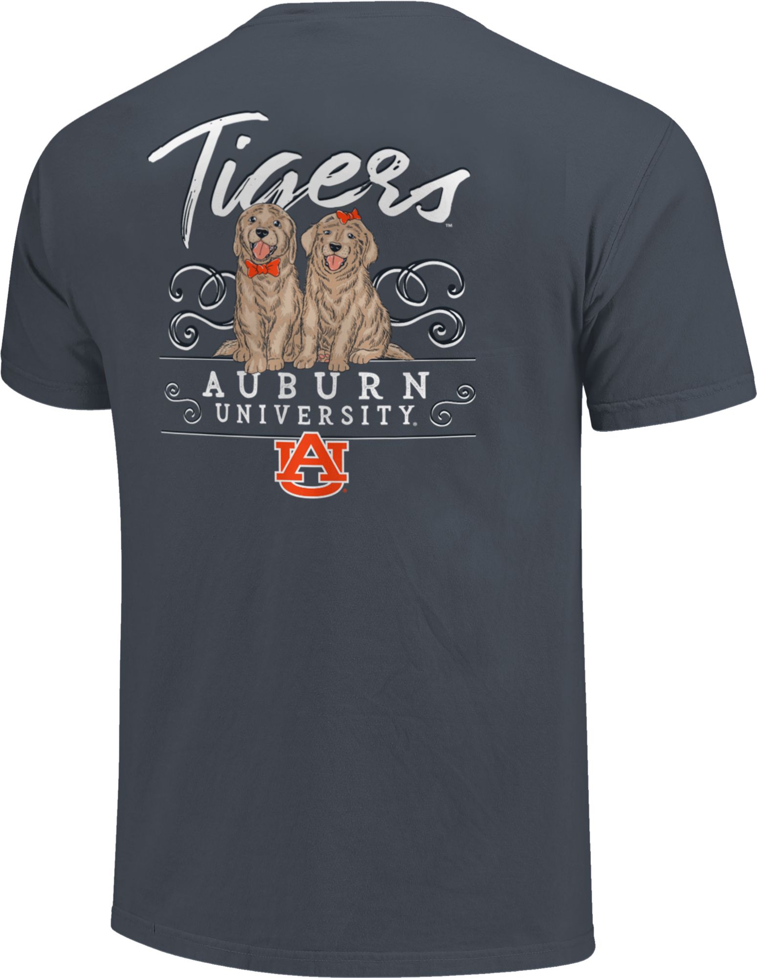 Image One Women's Auburn Tigers Blue Double Trouble T-Shirt product image