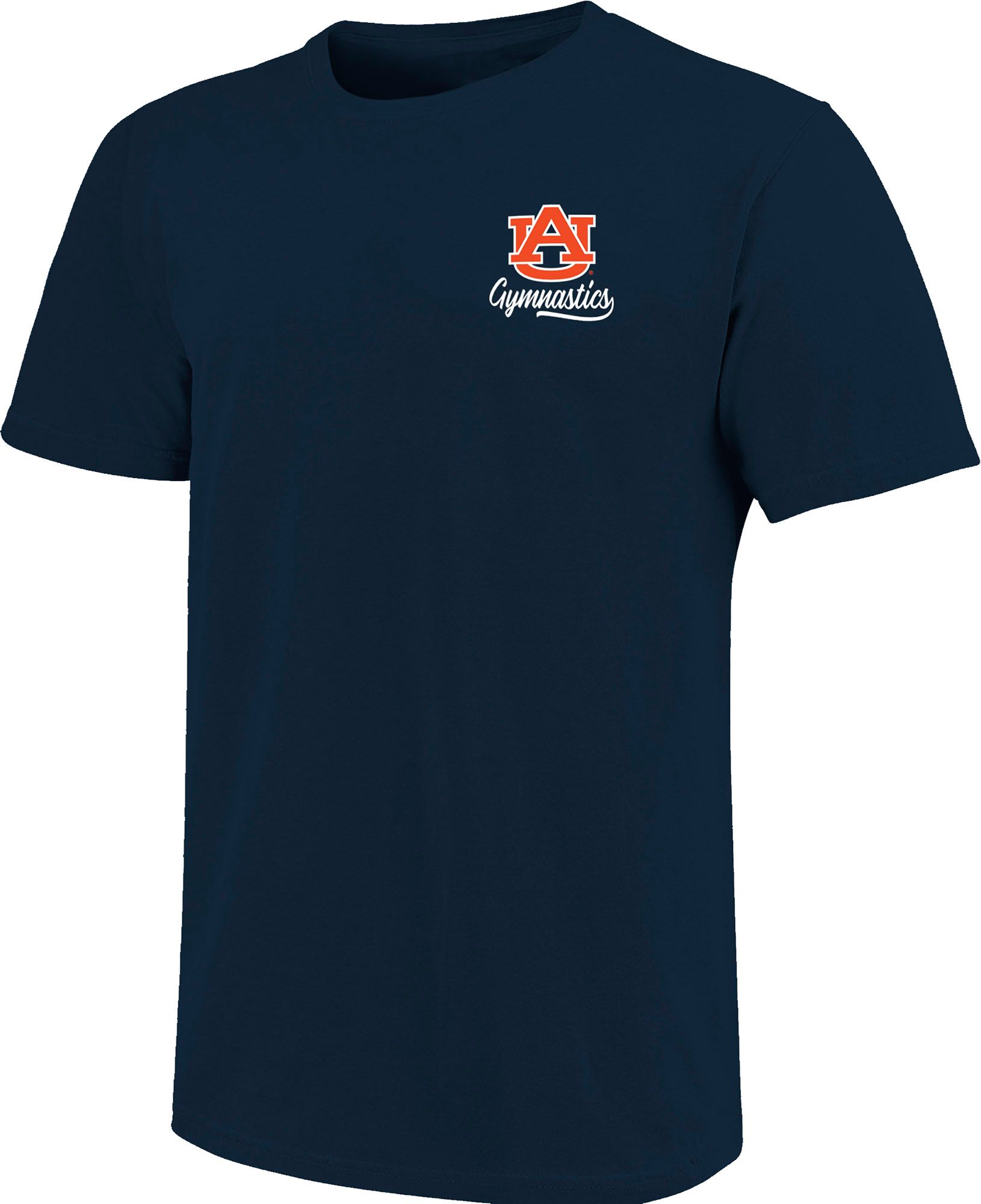 Image One Adult Auburn Tigers Script Gymnastics Navy T-Shirt product image