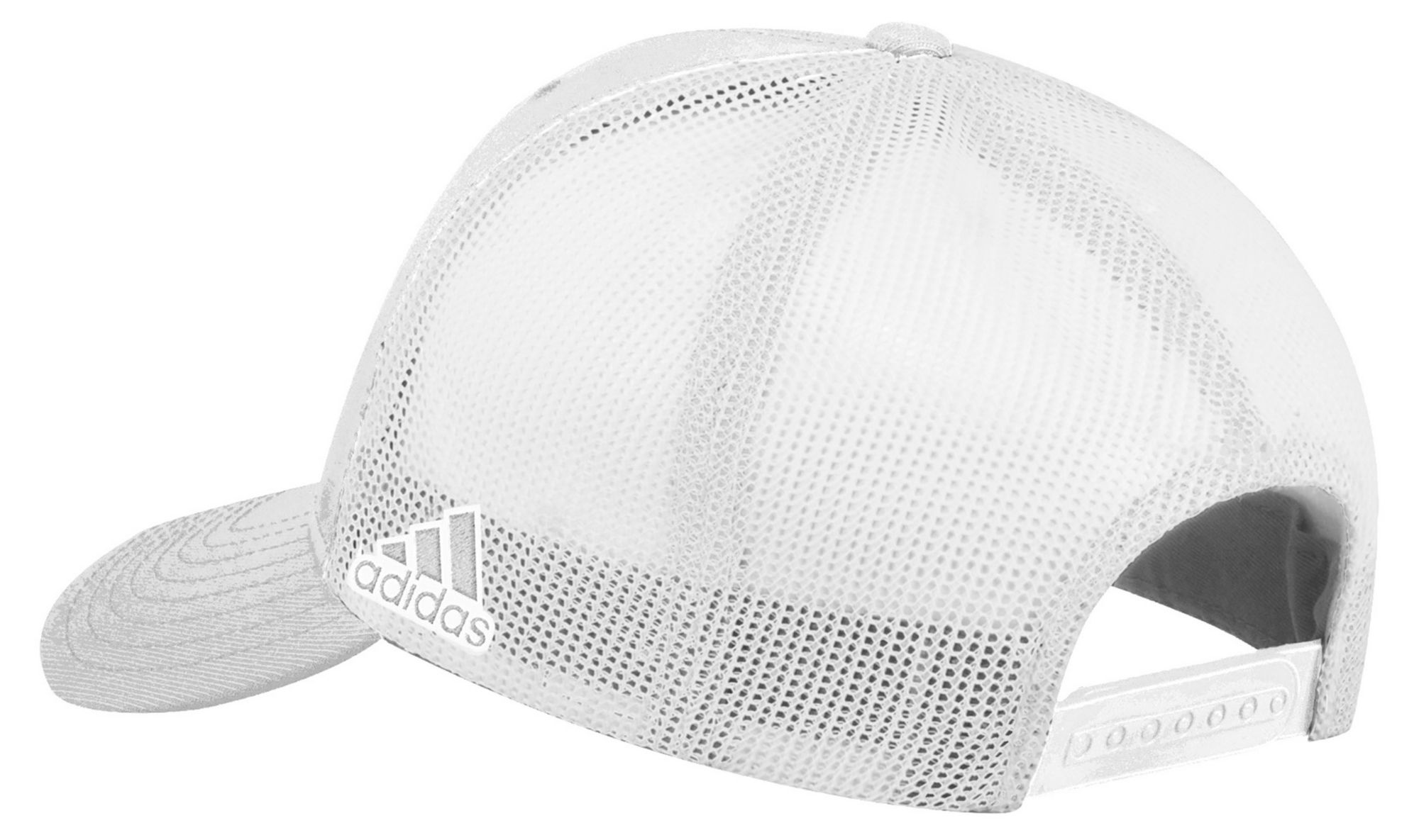 adidas Adult Florida Atlantic Owls Grey Structured Adjustable Trucker Hat product image