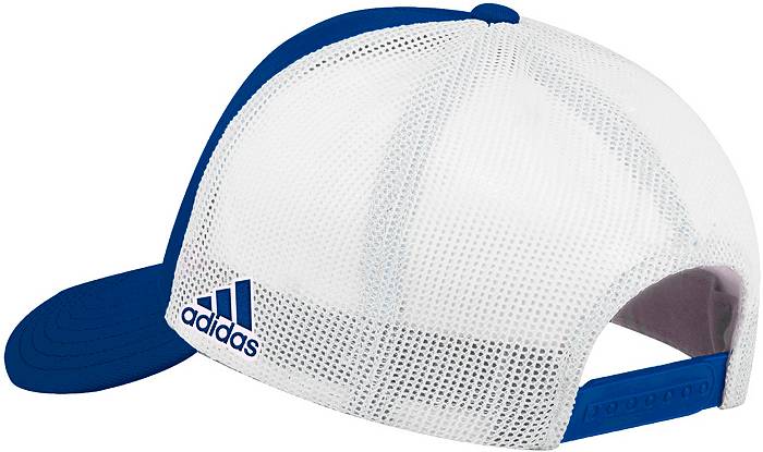 adidas Men's Grand Valley State Lakers Laker Blue Structured Adjustable  Trucker Hat