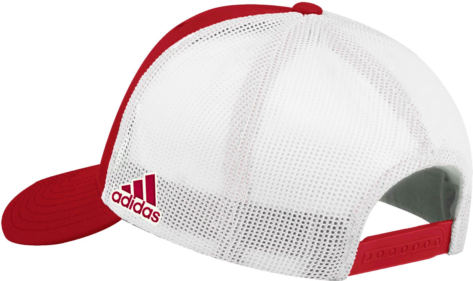 adidas Men's South Dakota Coyotes Red Adjustable Trucker Hat product image