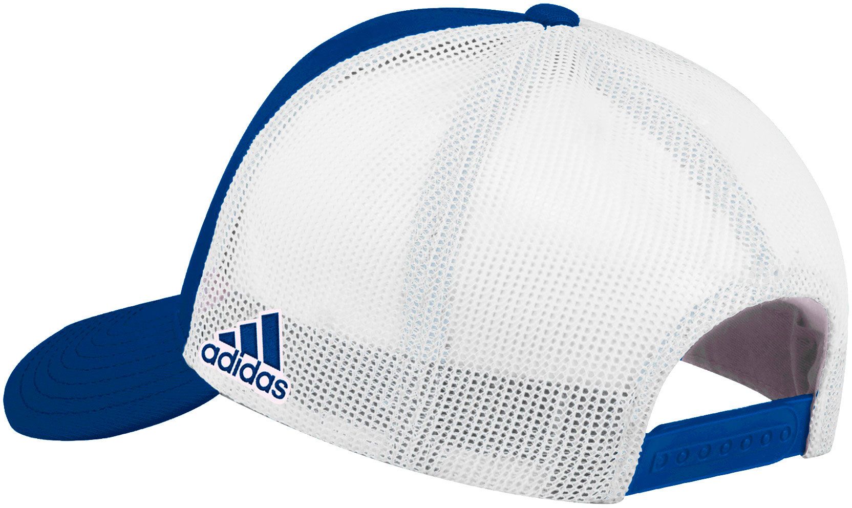 adidas Men's San Jose State  Spartans Blue Structured Adjustable Trucker Hat