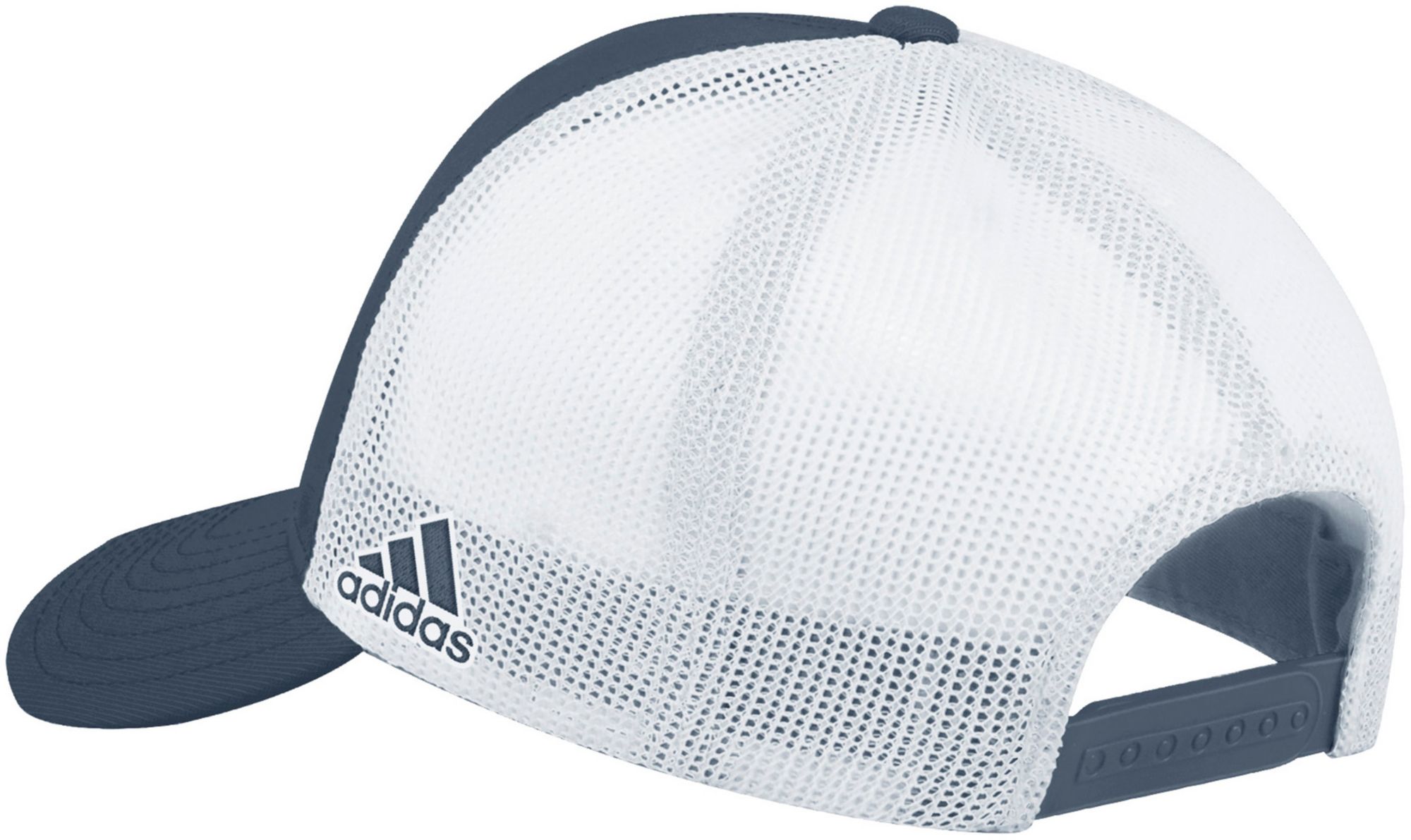 adidas Adult UMass Minutemen Grey Structured Adjustable Trucker Hat product image