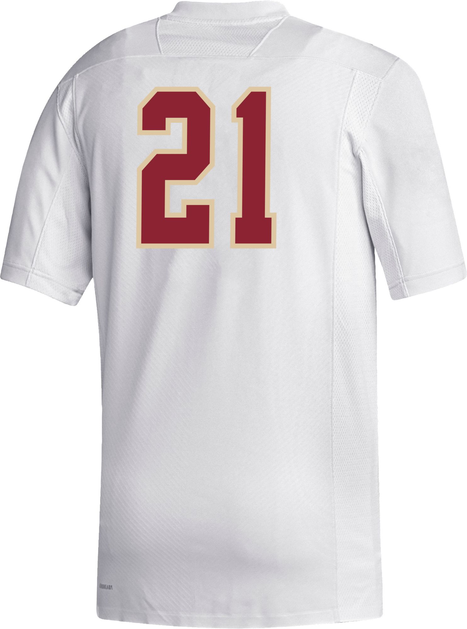 adidas Men's Boston College Eagles #21 White Replica Football Jersey product image