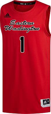 adidas Men's Eastern Washington Eagles #1 Red Replica Swing Basketball Jersey product image