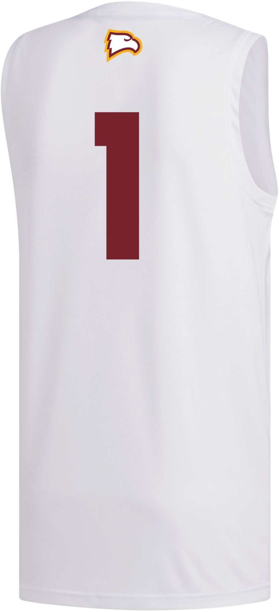 adidas Men's Winthrop Eagles #1 White Replica Swing Basketball Jersey product image