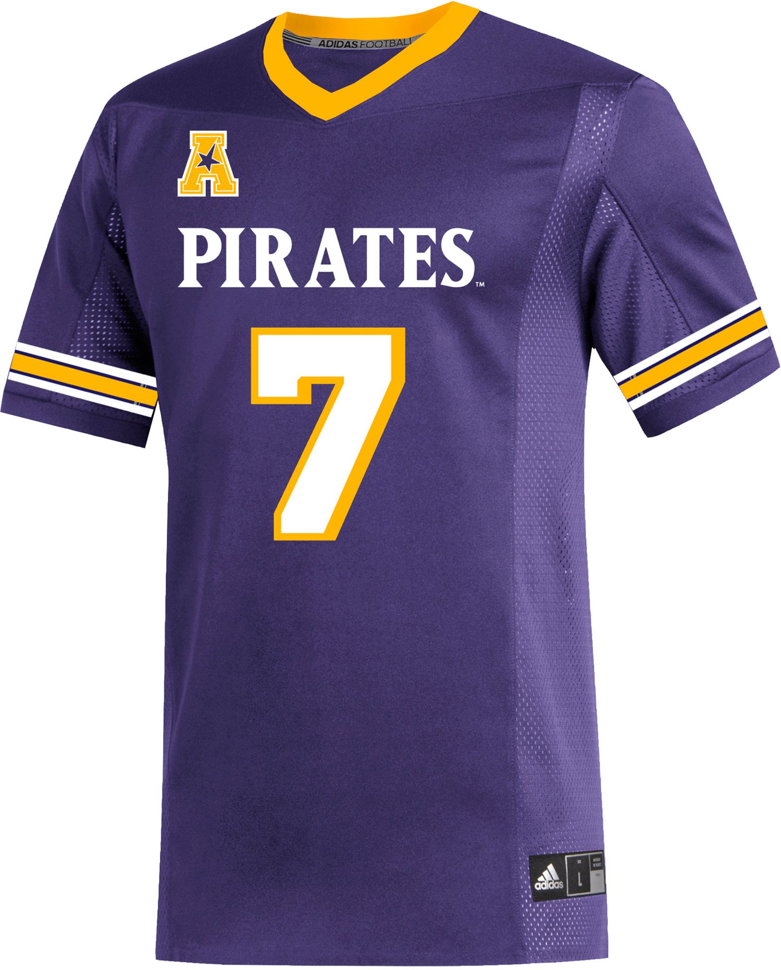 adidas Men's East Carolina Pirates Replica Football Jersey