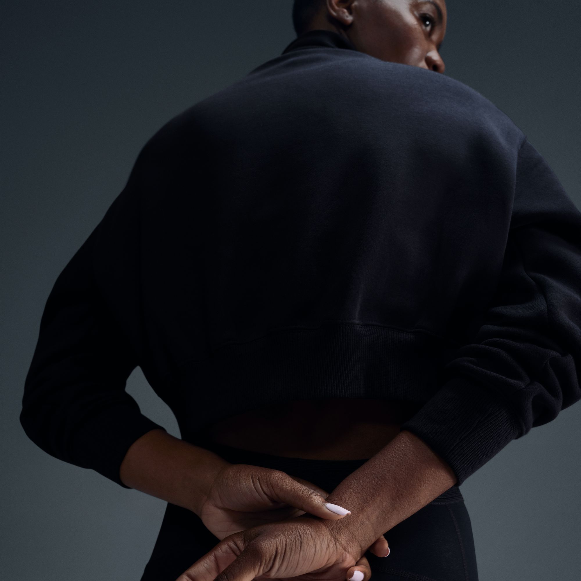 Nike Women's Sportswear Phoenix Fleece Oversized 1/2-Zip Crop Sweatshirt product image