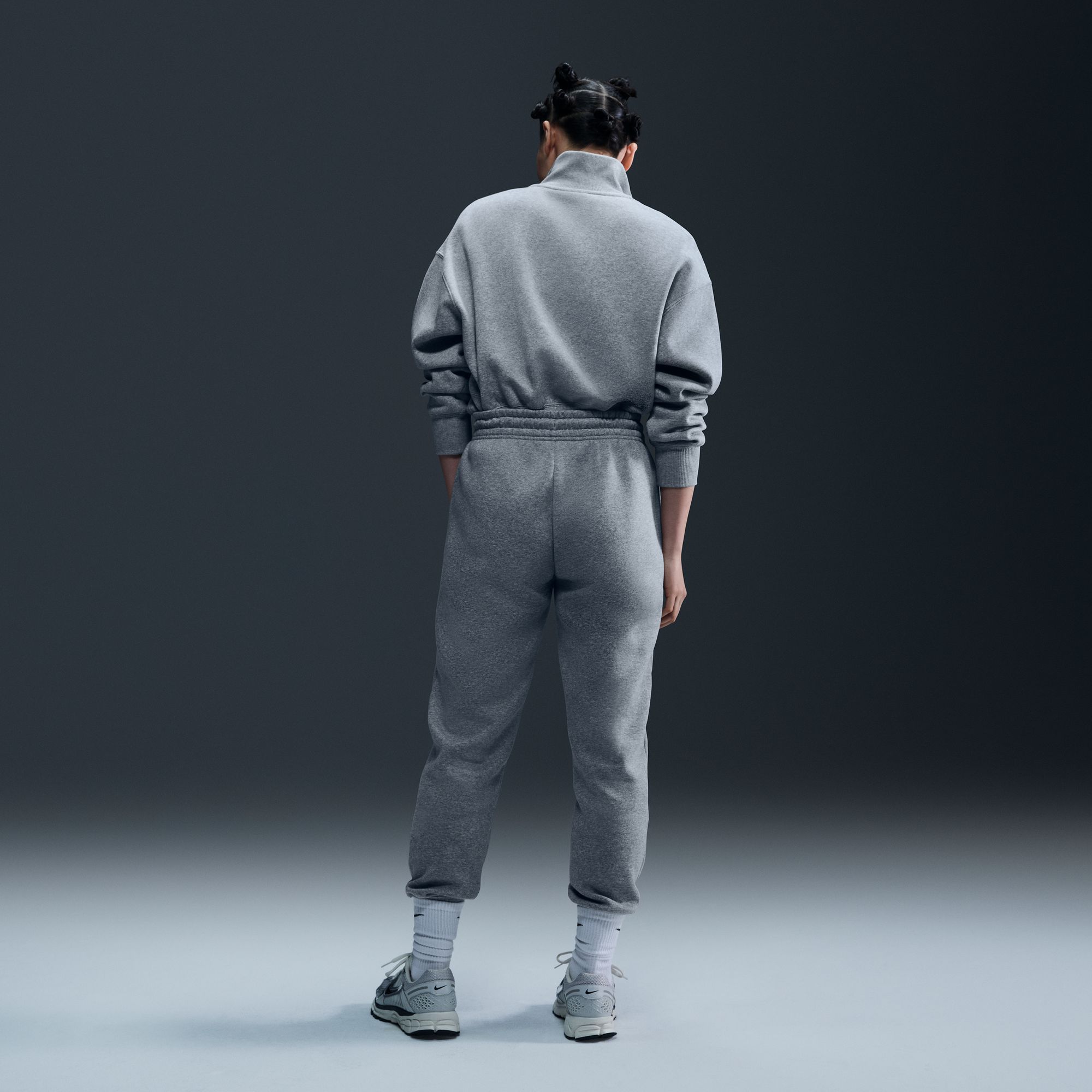 Nike Women's Sportswear Phoenix Fleece Oversized 1/2-Zip Crop Sweatshirt product image