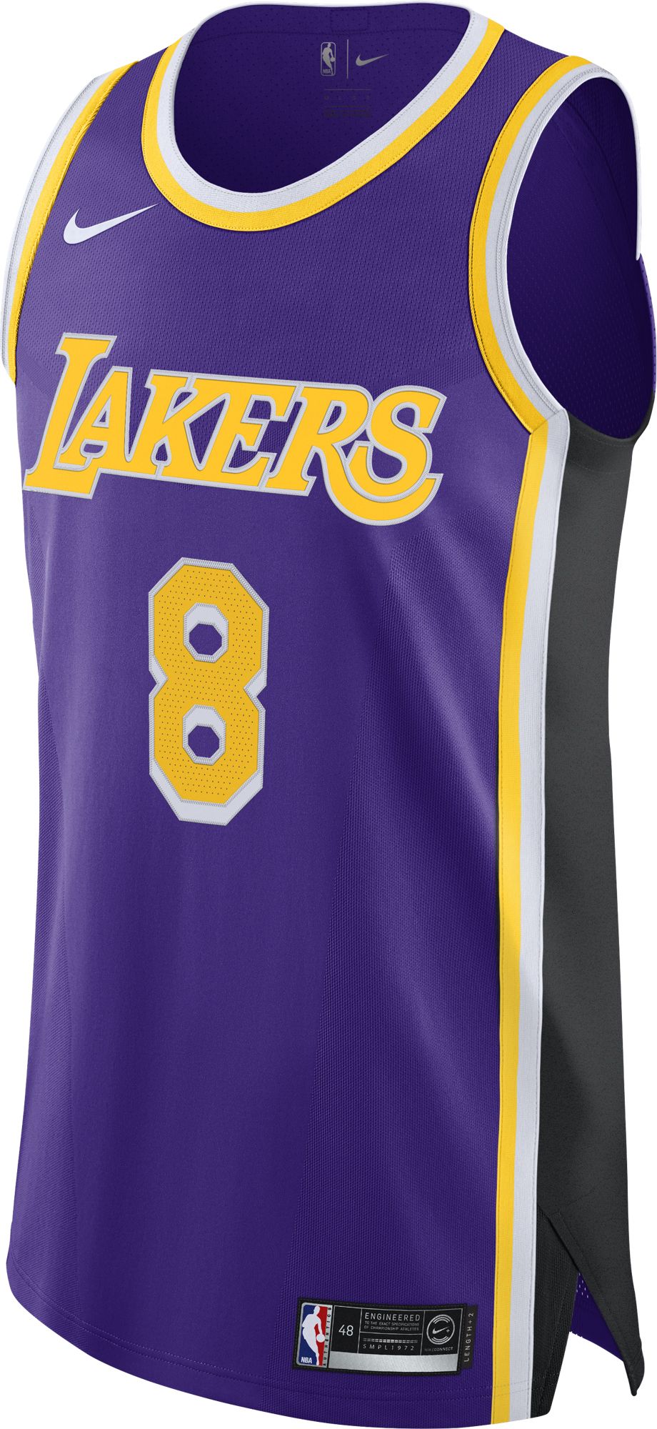 Nike Men's Los Angeles Lakers Kobe Bryant #8 Purple Dri-FIT Statement Authentic Jersey product image