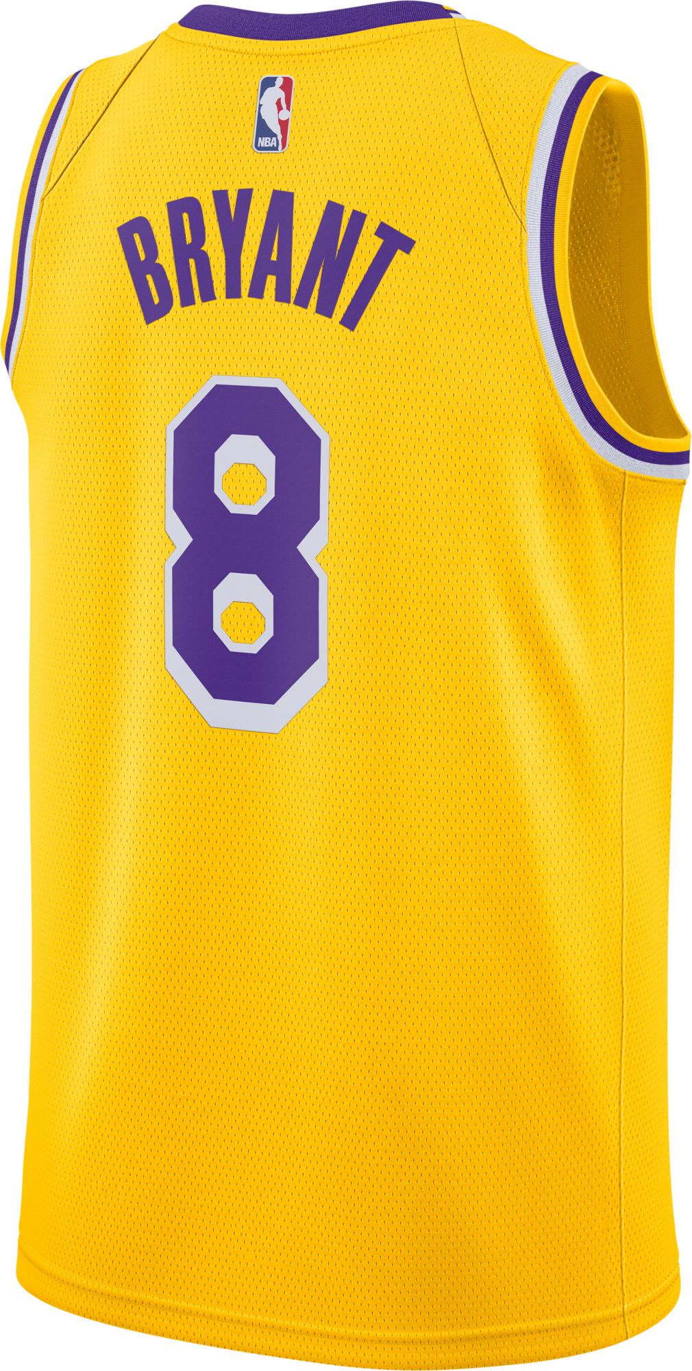 Nike Men's Los Angeles Lakers Kobe Bryant #8 Dri-FIT Gold Swingman Jersey product image
