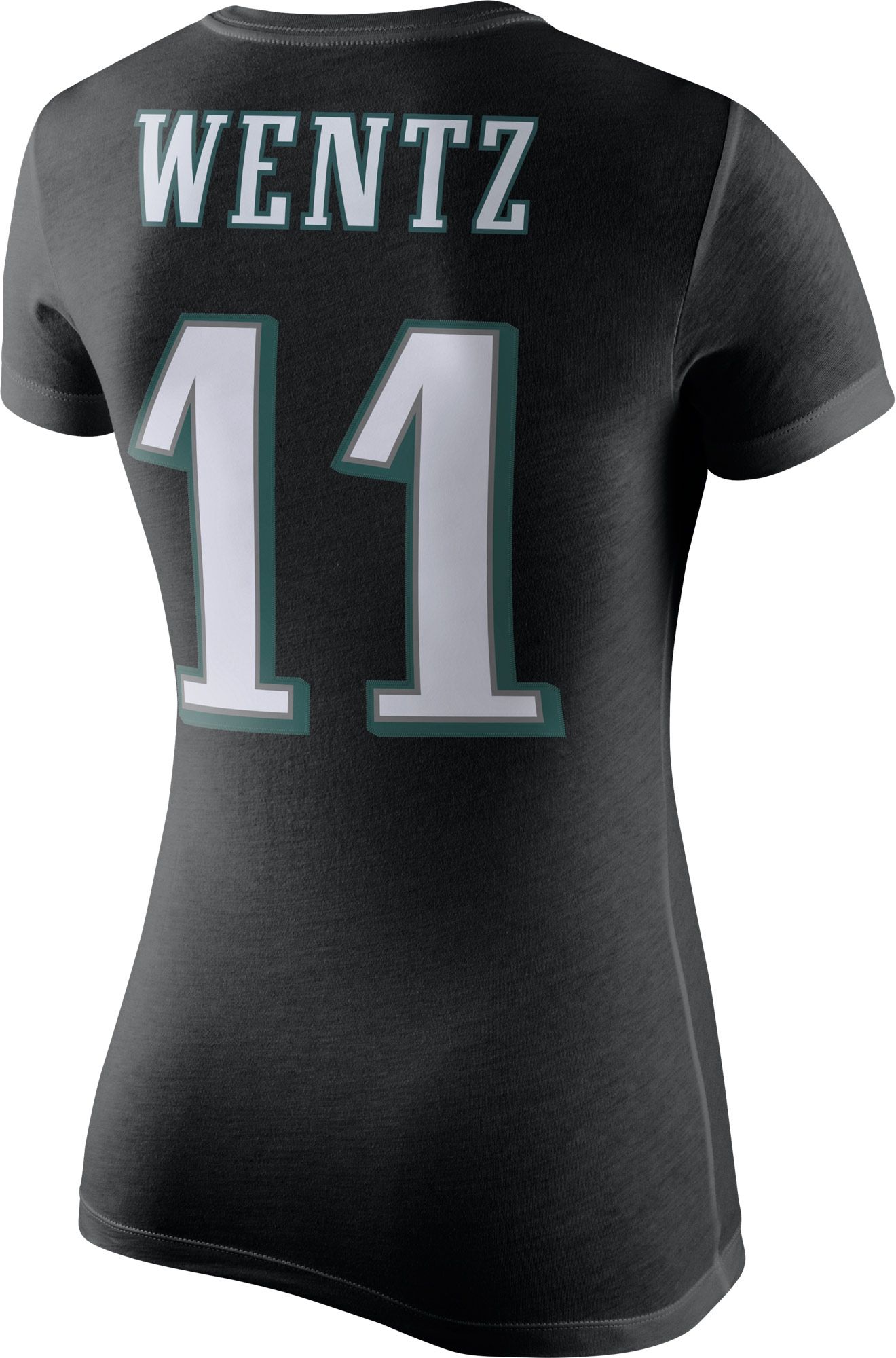 Nike Women's Philadelphia Eagles Carson Wentz #11 Pride Logo Black T-Shirt product image