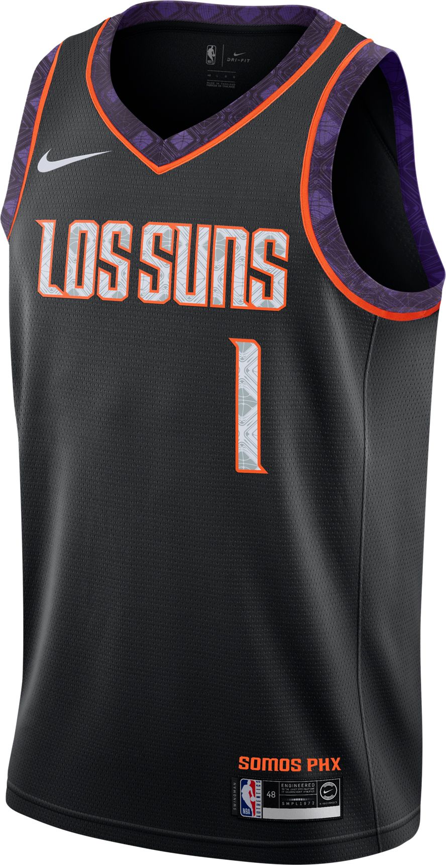 los suns devin booker jersey
