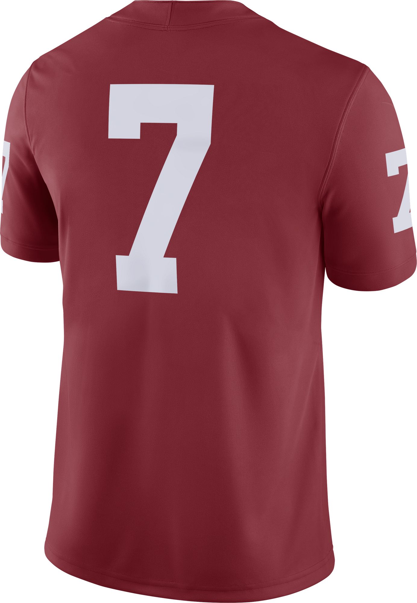 Jordan Men's Oklahoma Sooners #7 Crimson Dri-FIT Game Football Jersey