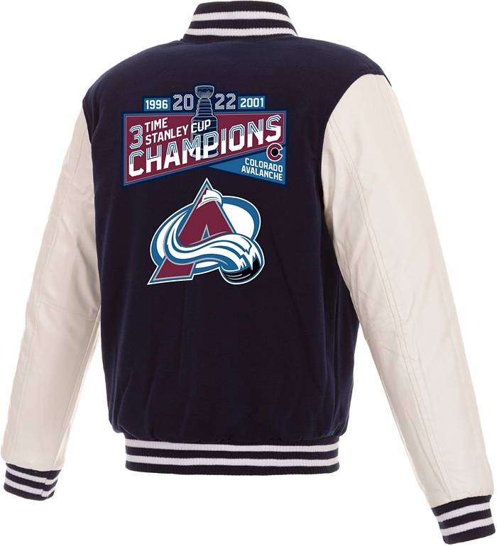 NHL Avalanche 8 Cale Makar Navy 2022 Stanley Cup Final Patch Reverse Retro Adidas Men Jersey
