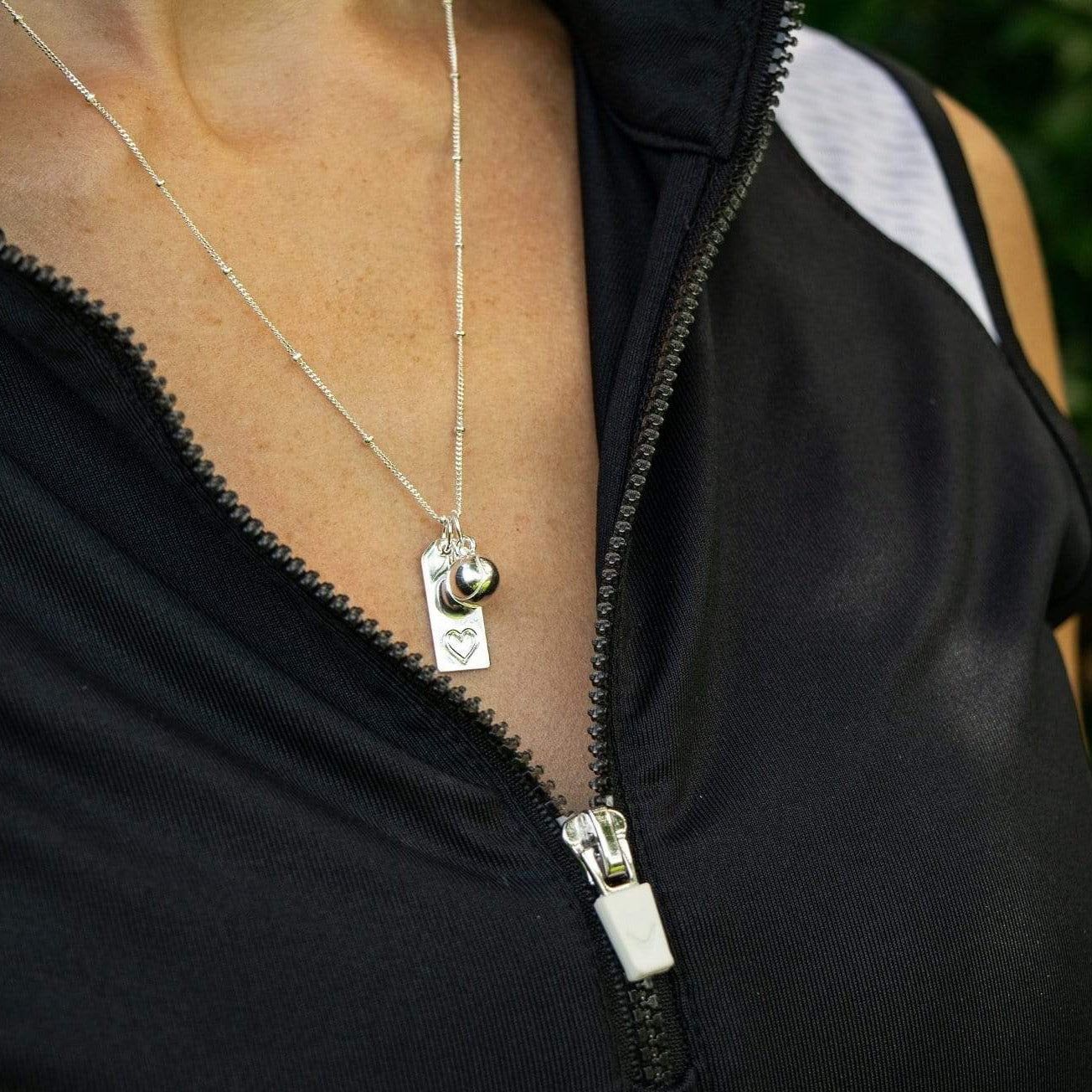 Chelsea Charles Tennis Coach Charm Necklace