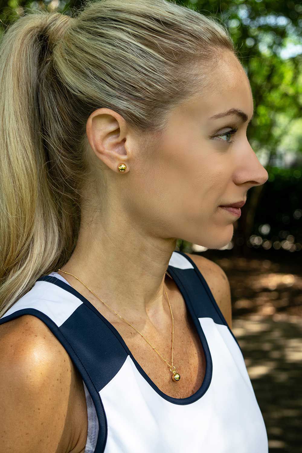 Chelsea Charles Tennis Ball Charm Necklace product image