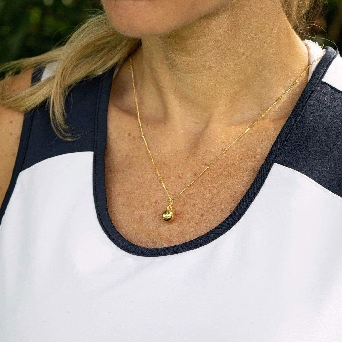 Chelsea Charles Tennis Ball Charm Necklace and Earrings Gift Set product image