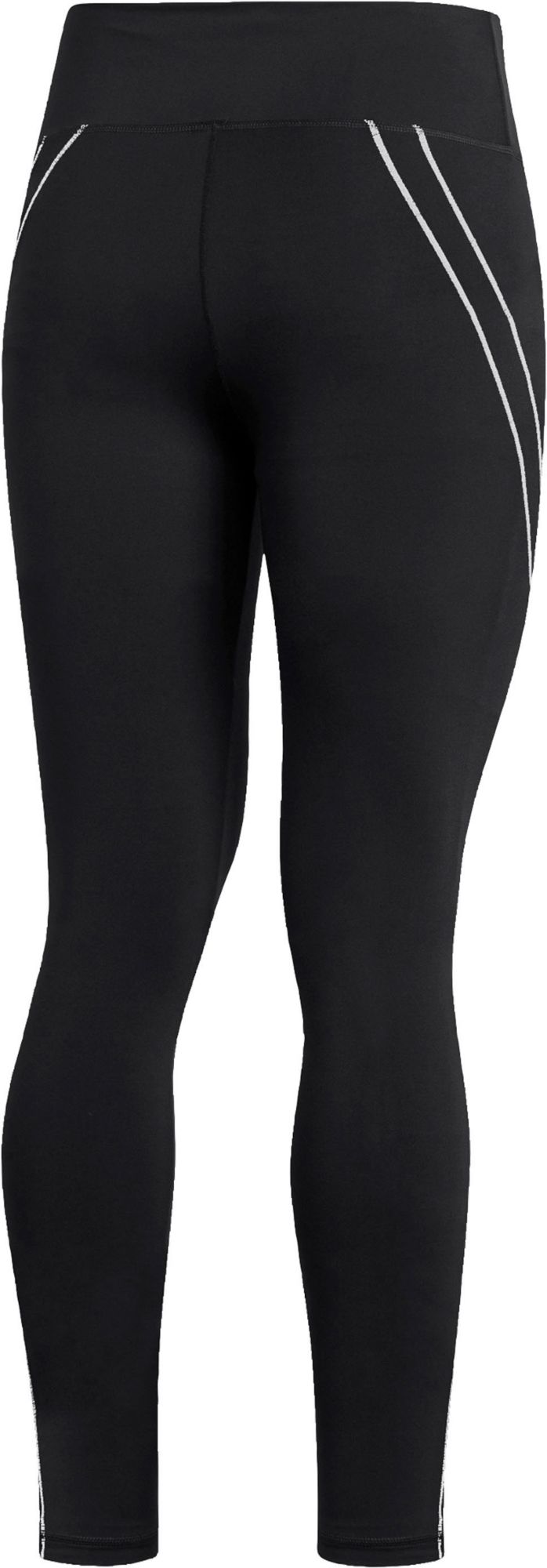 adidas Women's Kansas Jayhawks Black Stadium Training 7/8 Leggings product image