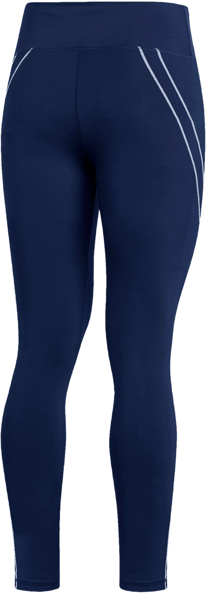 adidas Women's Fresno State Bulldogs Navy Stadium Training 7/8 Leggings product image