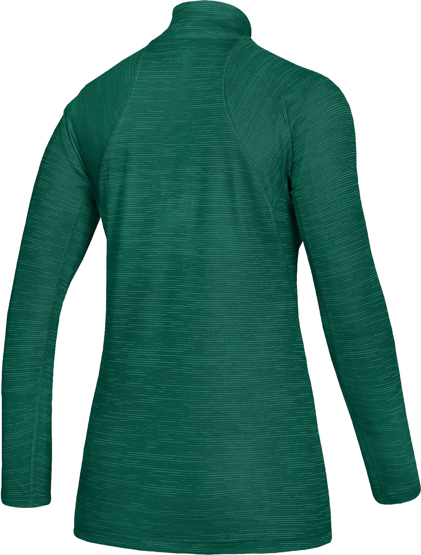adidas Women's Cal Poly Mustangs Green Game Mode Sideline Quarter-Zip Shirt product image