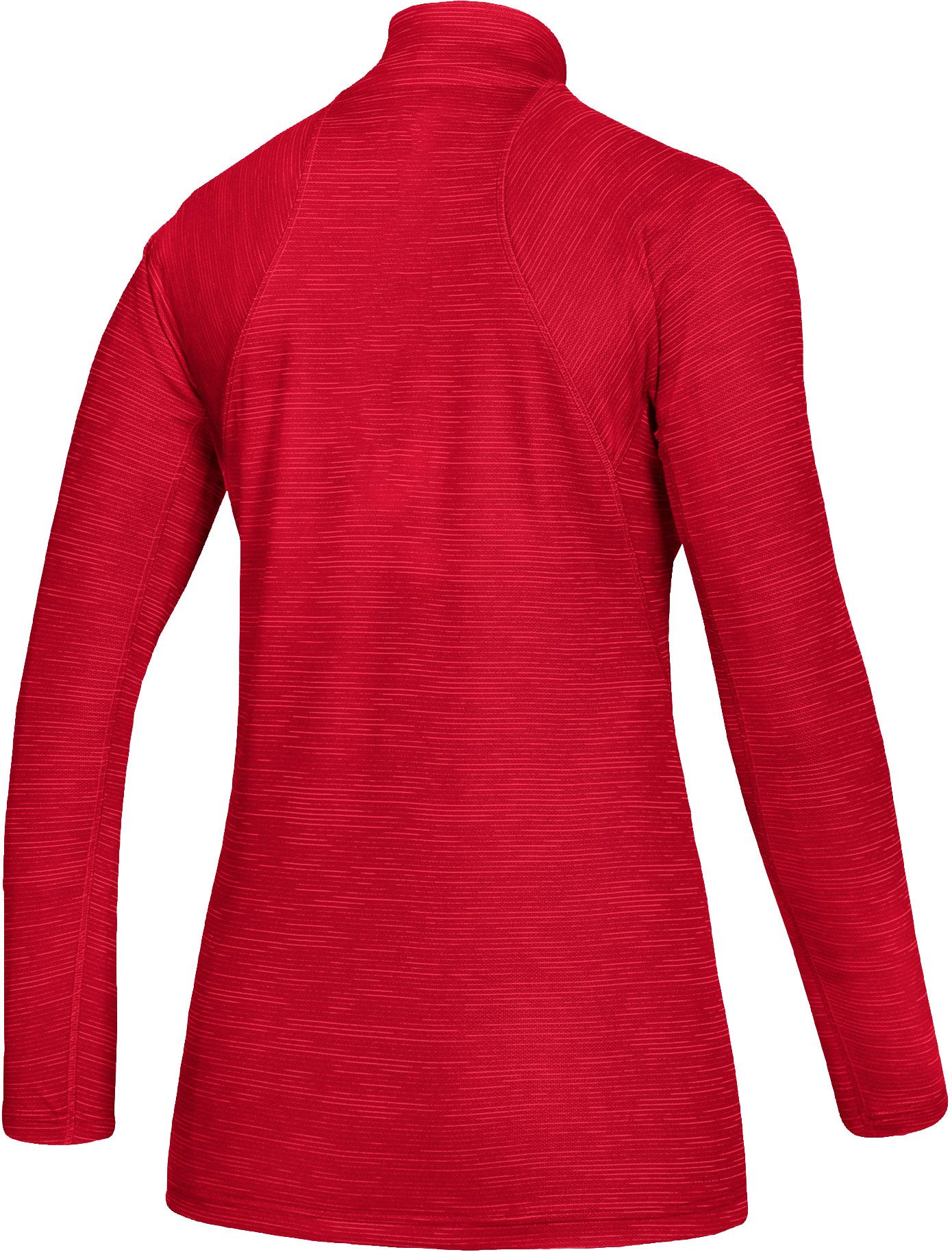 adidas Women's Fresno State Bulldogs Cardinal Game Mode Sideline Quarter-Zip Shirt product image