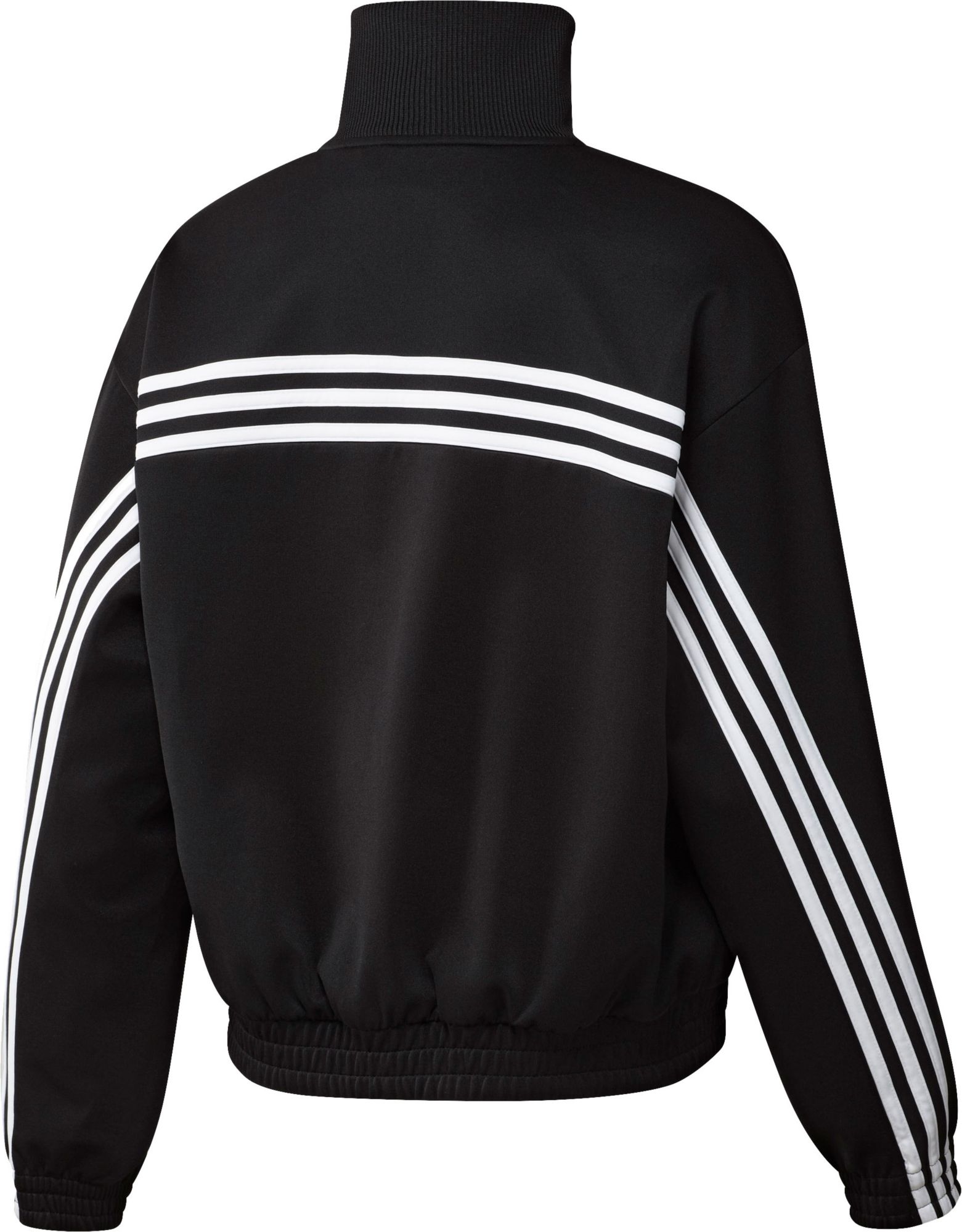adidas Women's Delaware Fightin' Blue Hens Snap Full-Zip Bomber Black Jacket product image
