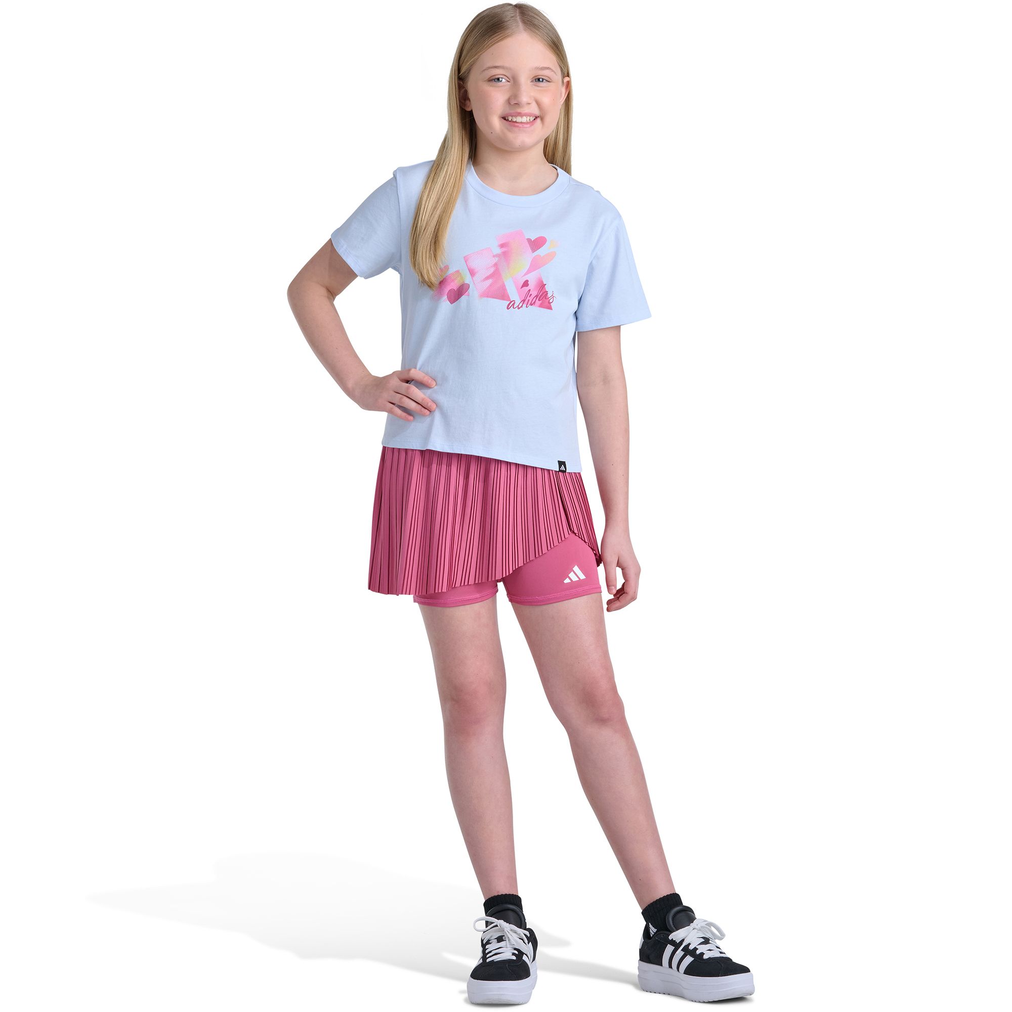 adidas Girls' Woven Pleated Skort product image