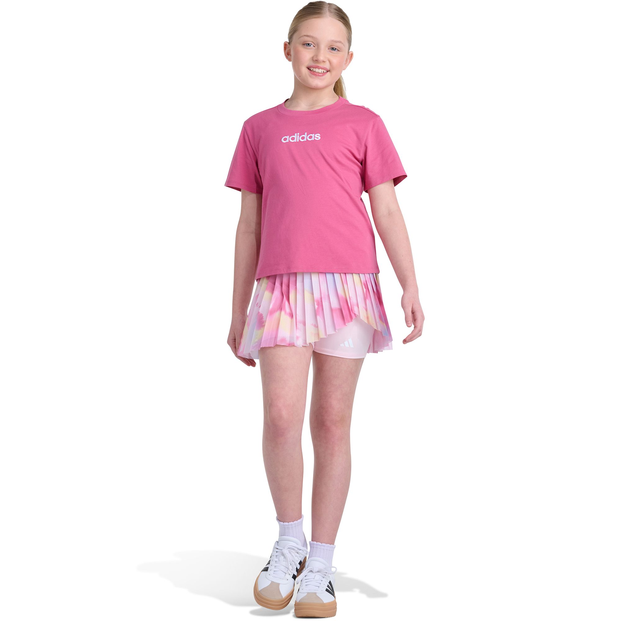 adidas Girls' Detached Waistband Printed Mesh Skort product image