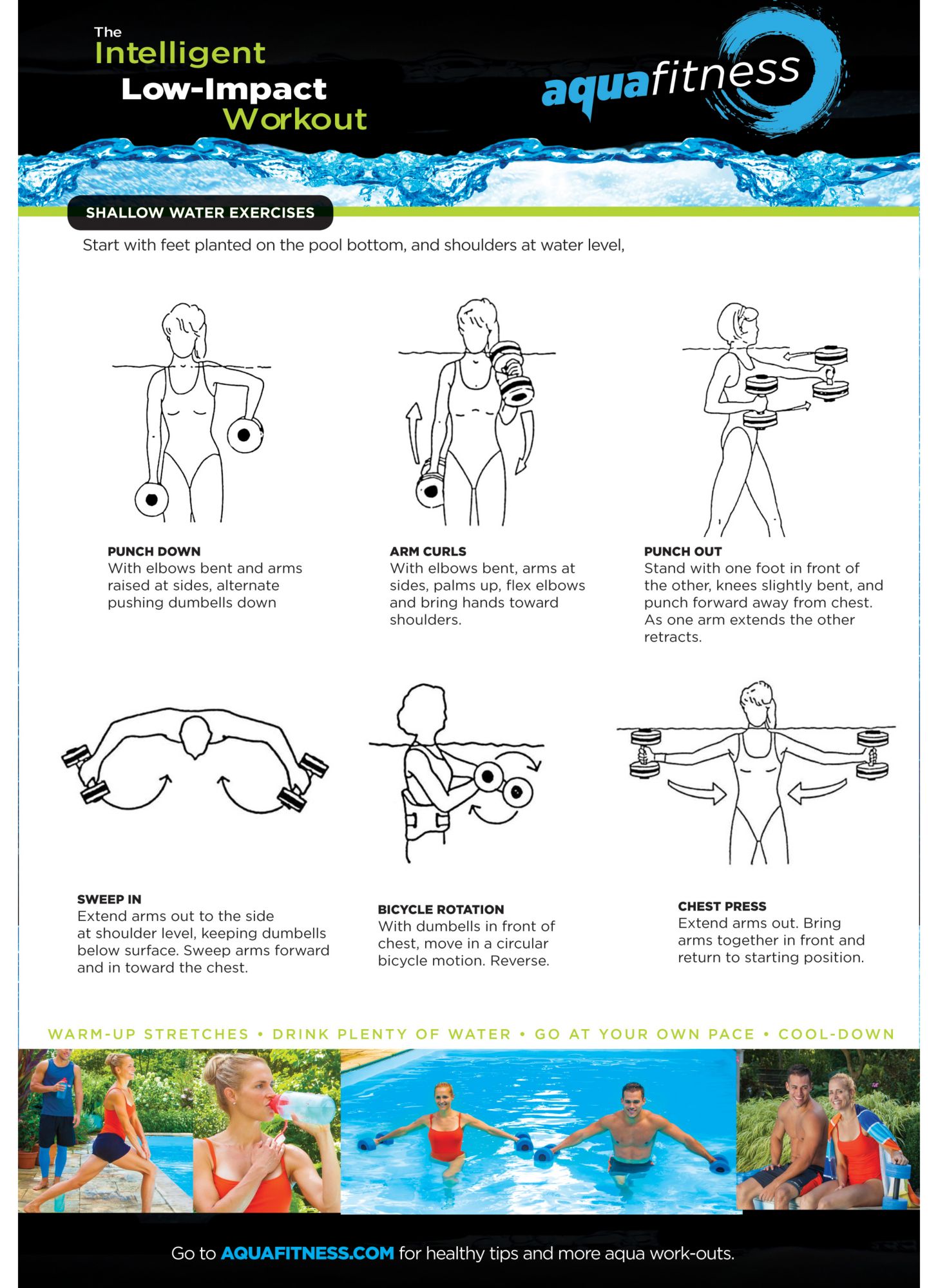 Aqua Leisure 6 Piece Aqua Fitness Set product image