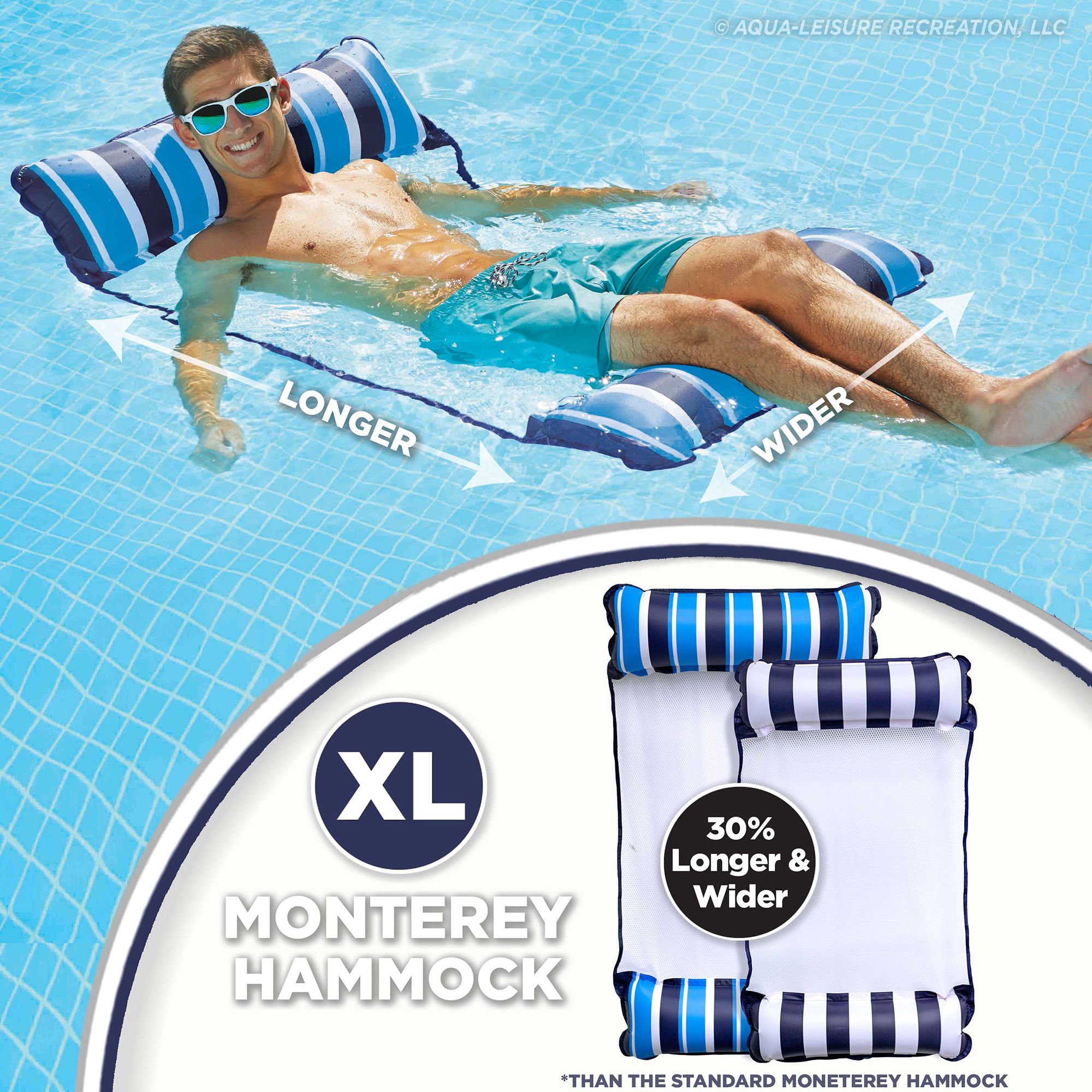 Aqua Leisure XL 4-in-1 Monterey Hammock Blue product image