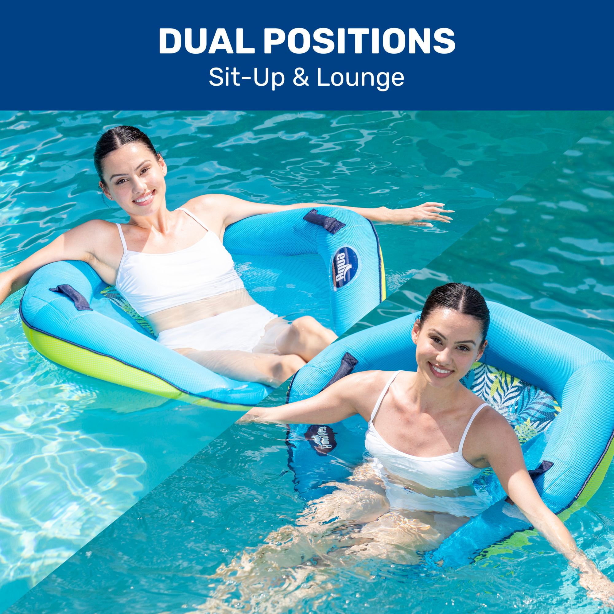 Aqua Leisure Supreme Aqua Hex Pool Chair product image