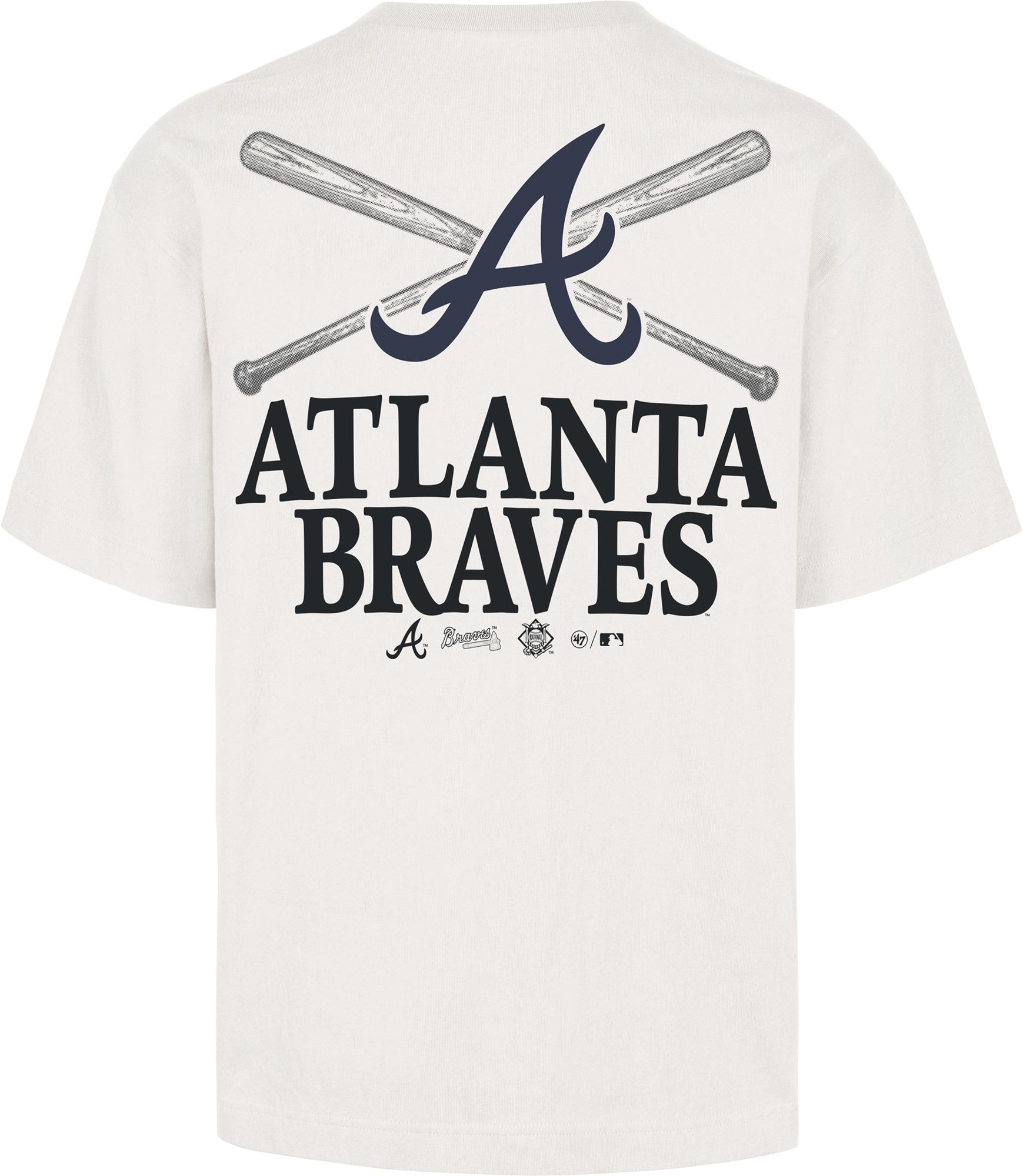 '47 Men's Atlanta Braves Sandstone Foundation T-Shirt product image