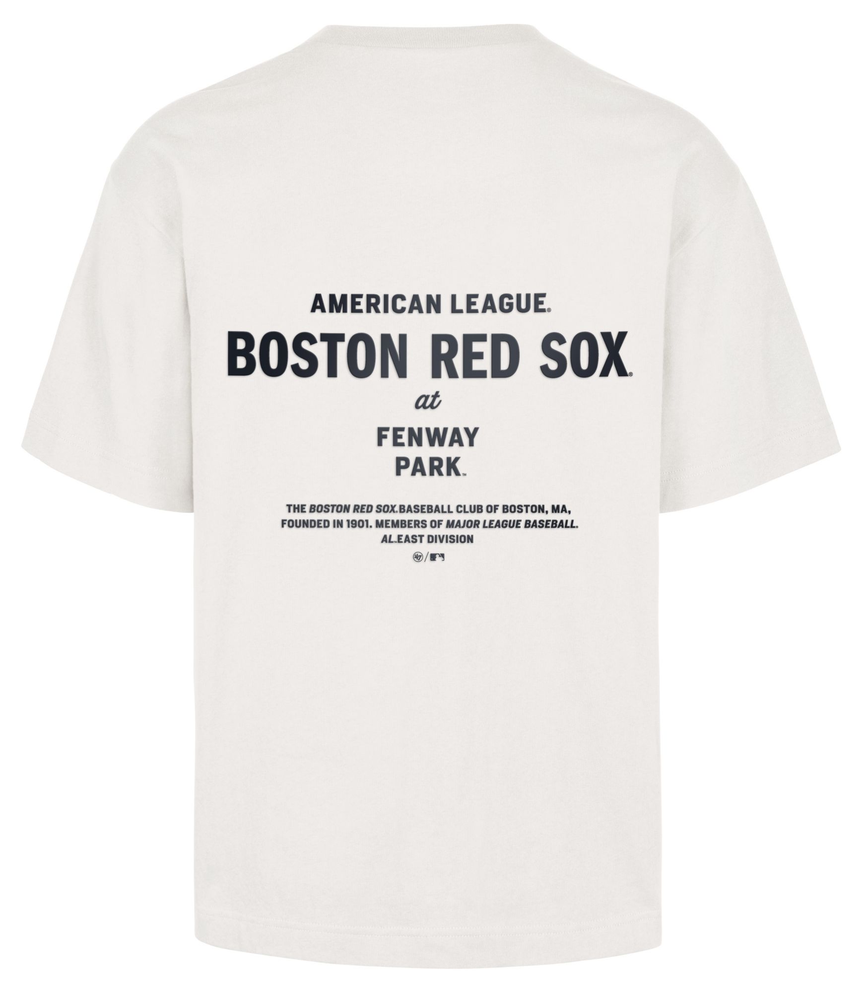 '47 Men's Boston Red Sox White Leon Foundation T-Shirt product image