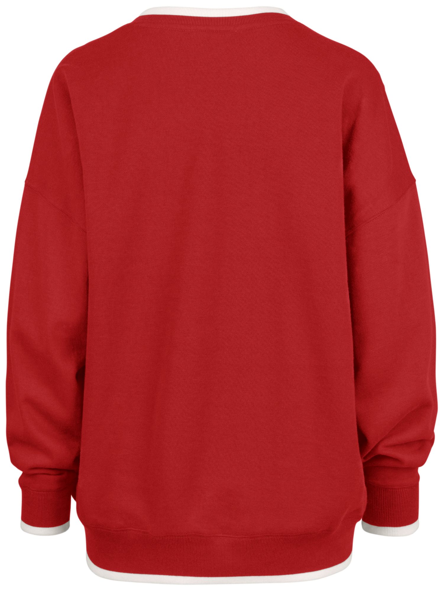 '47 Women's Los Angeles Angels Red Wax Pack Eighties Crewneck Sweatshirt product image