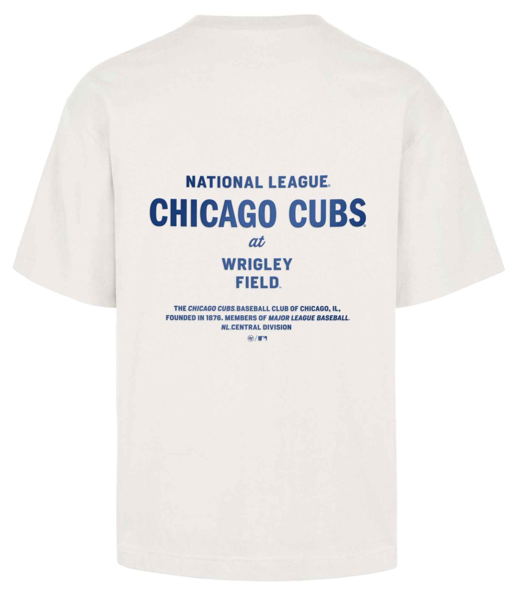 '47 Men's Chicago Cubs White Leon Foundation T-Shirt product image