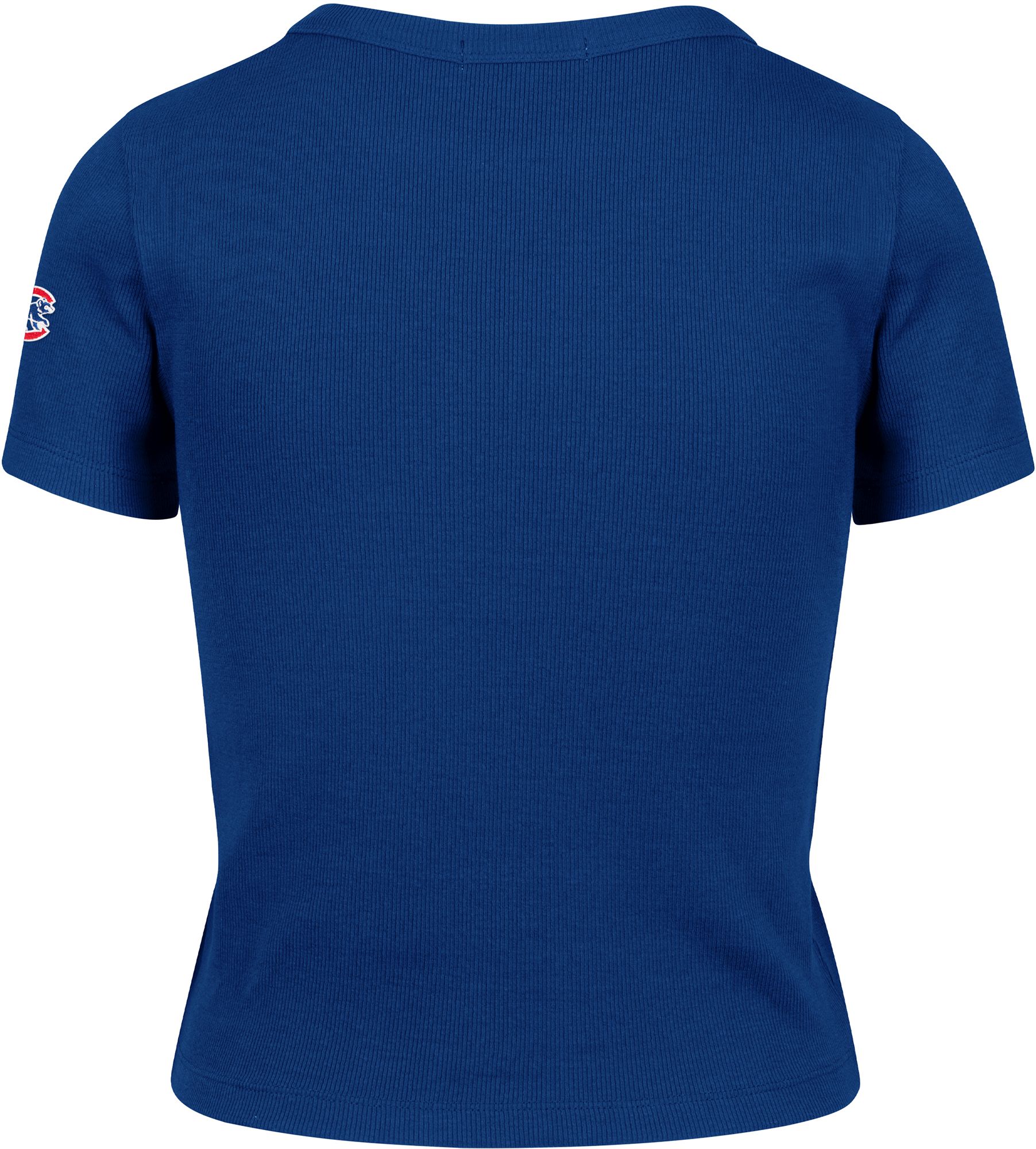 '47 Women's Chicago Cubs Blue With Love Baby Ribbed T-Shirt product image