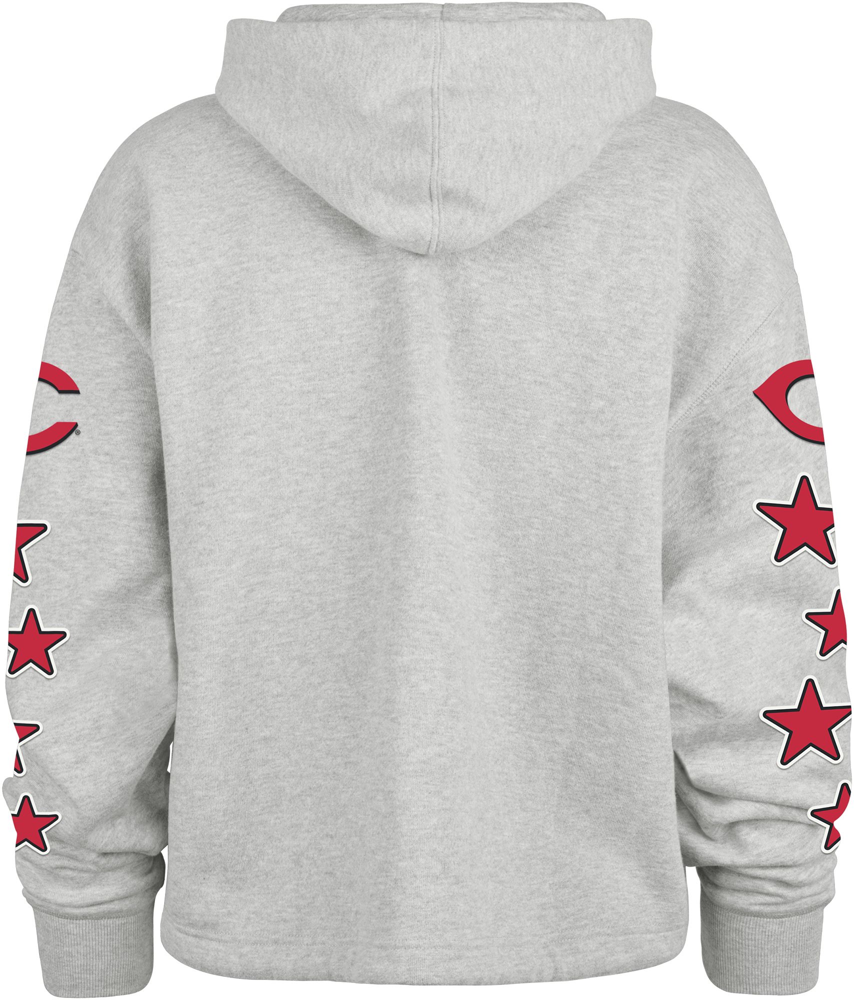 '47 Women's Cincinnati Reds Gray Venice Starry Eyed Hoodie product image