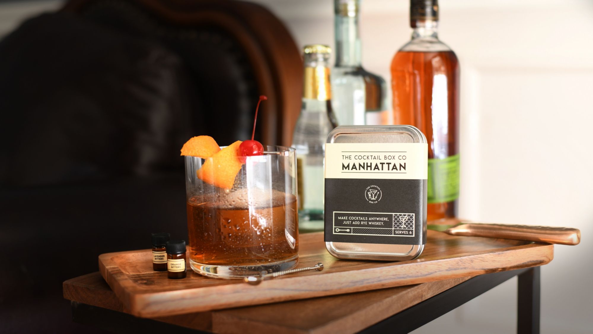 The Cocktail Box Co. Manhattan Cocktail Kit product image
