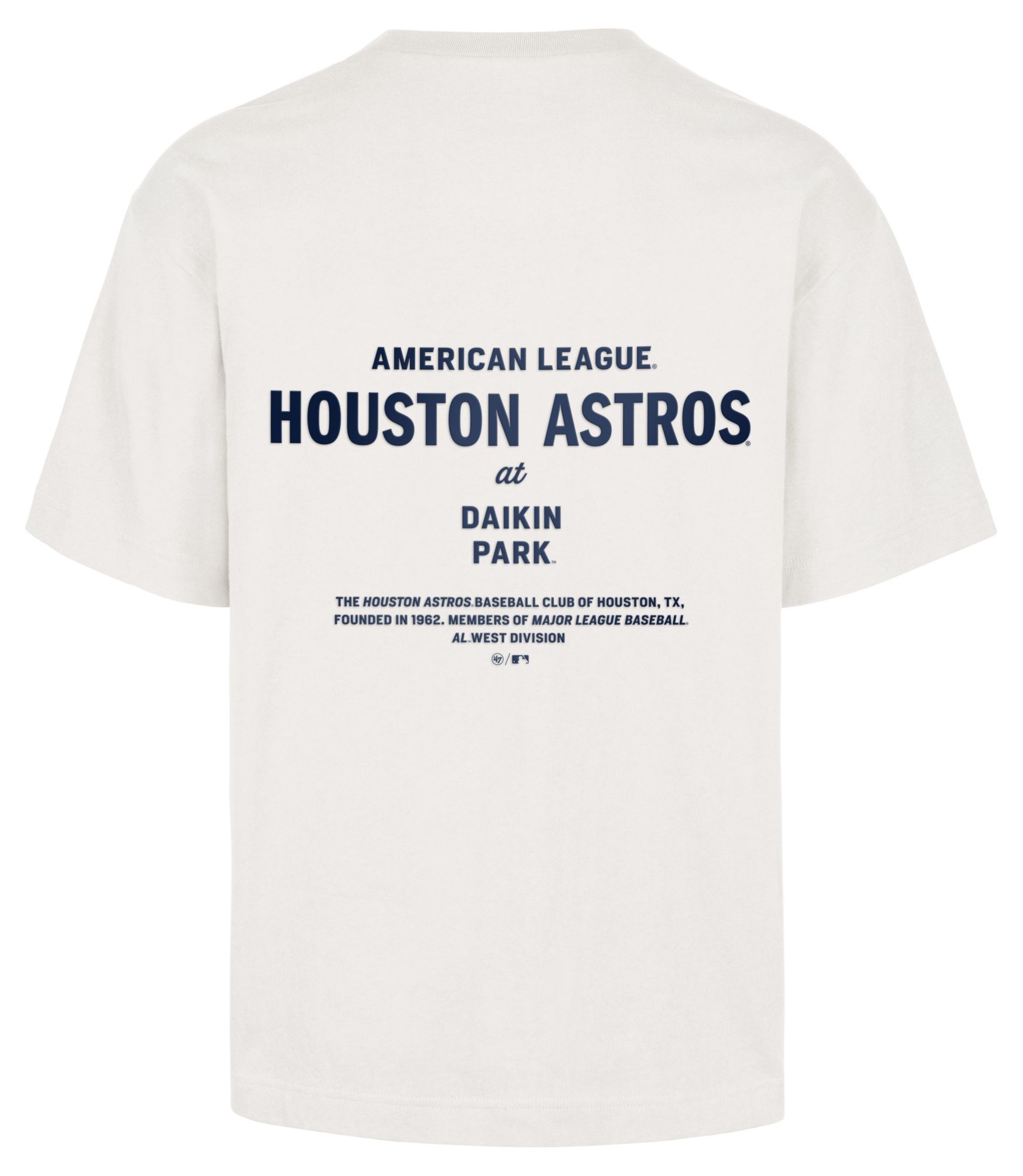'47 Men's Houston Astros White Leon Foundation T-Shirt product image
