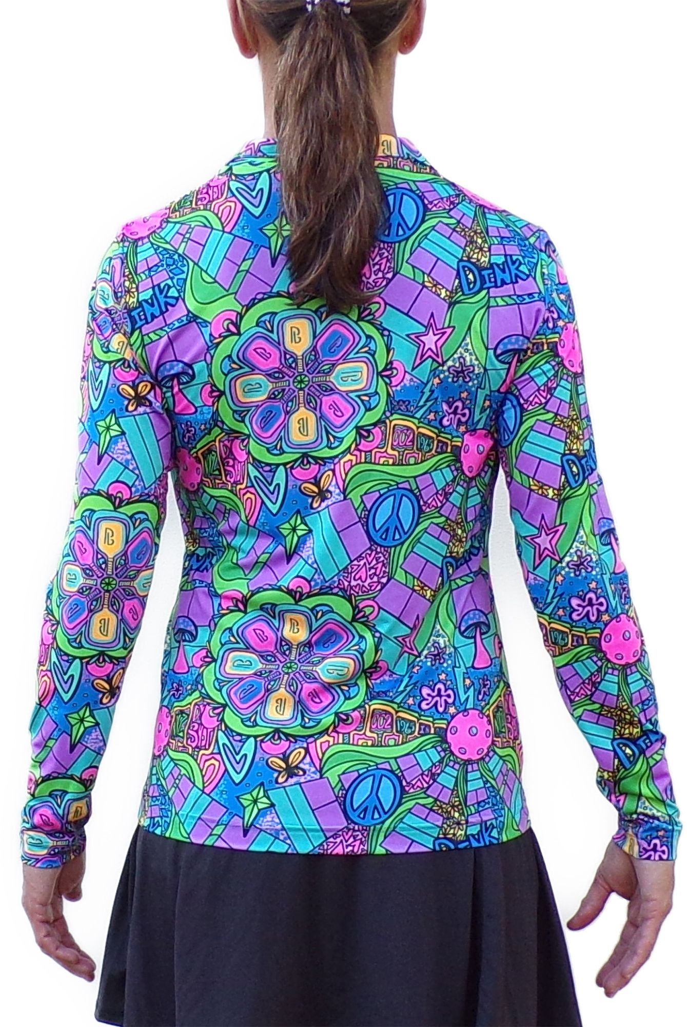 Pickleball Bella Women's Bella Sports Groovy 1/4 Zip Pullover