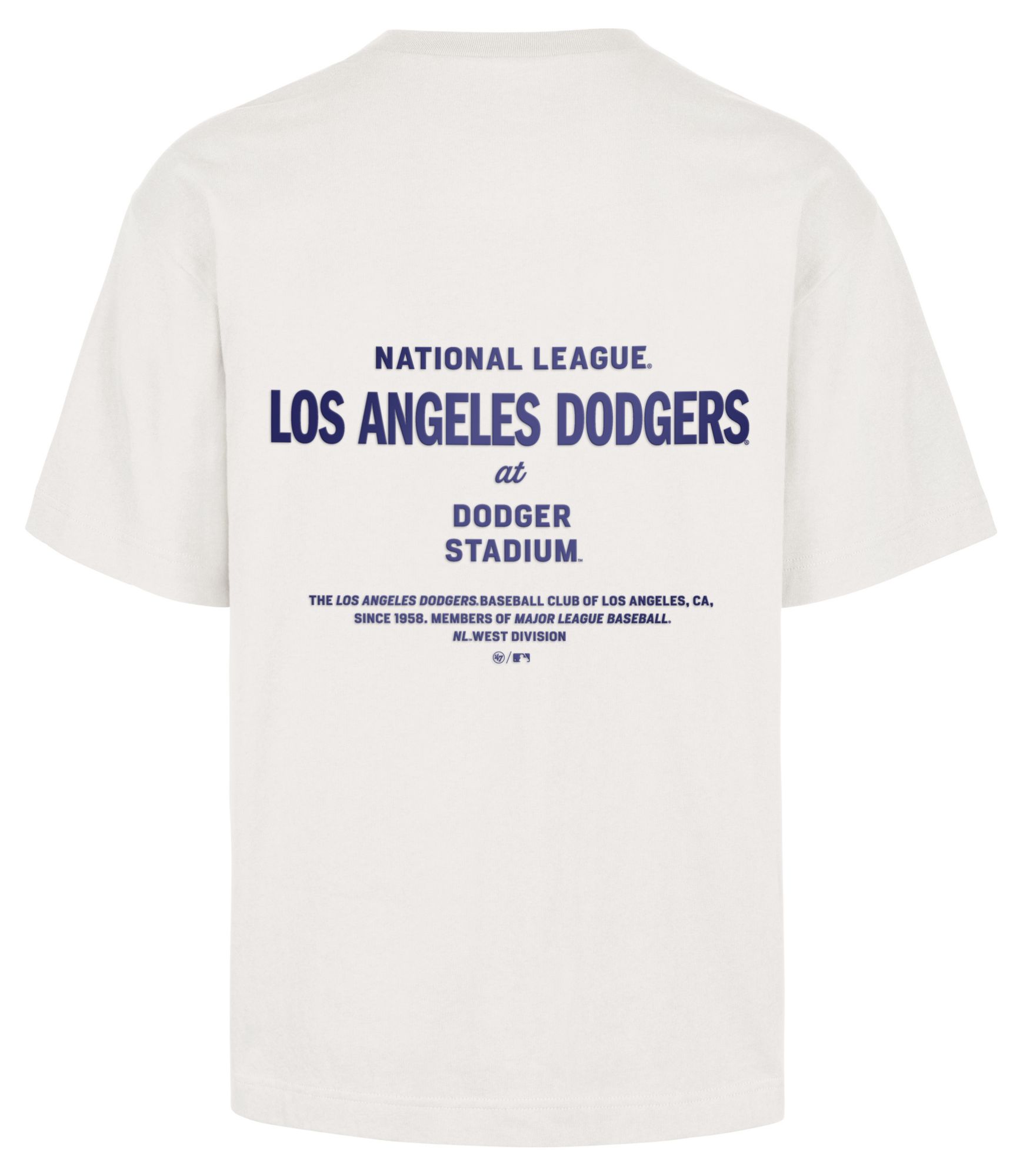 '47 Men's Los Angeles Dodgers White Leon Foundation T-Shirt product image