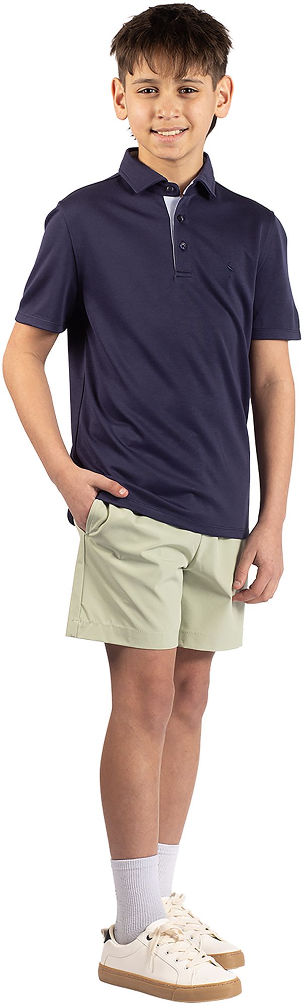 TailorByrd Boys' Solid Modal Polo product image