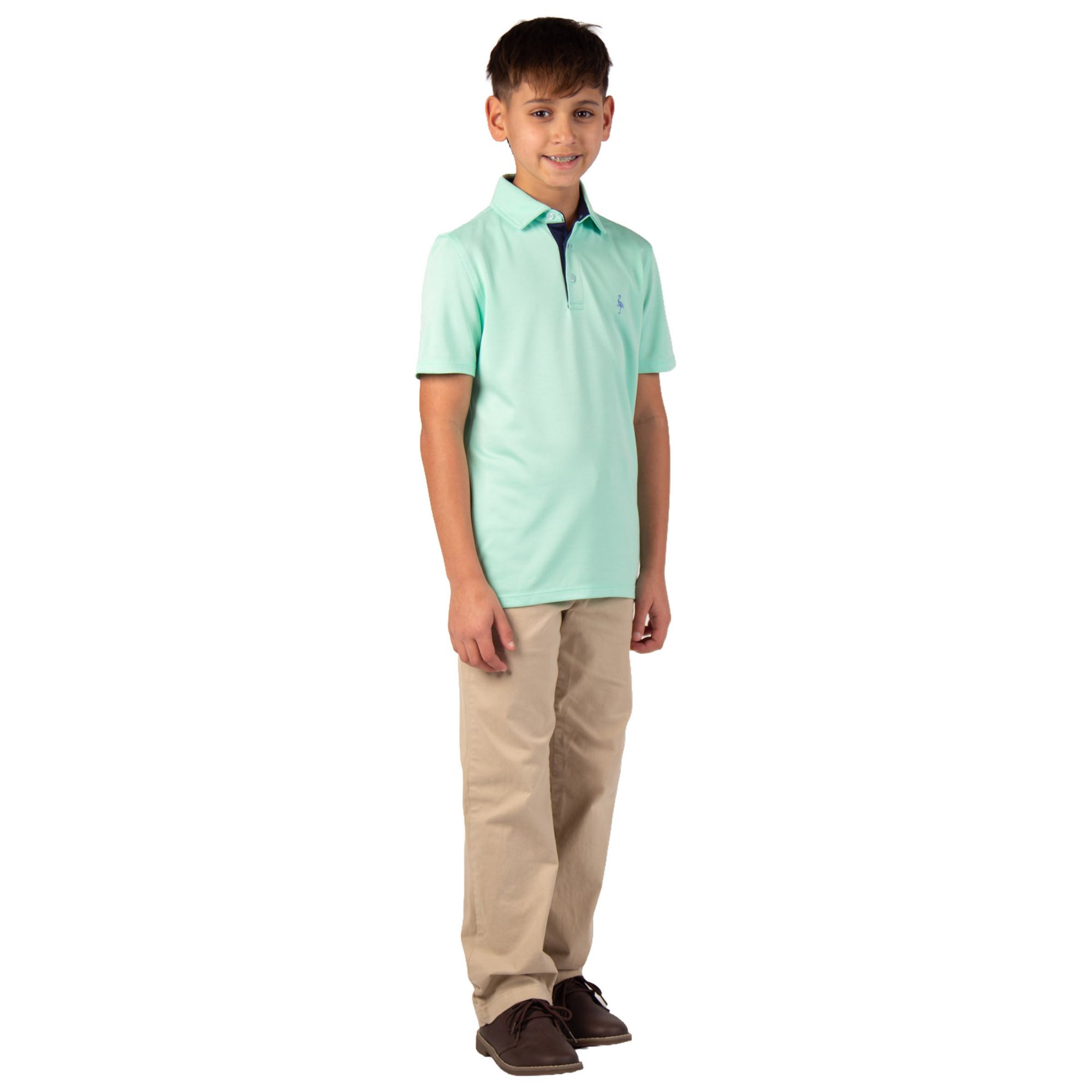 TailorByrd Boys' Solid Modal Polo product image