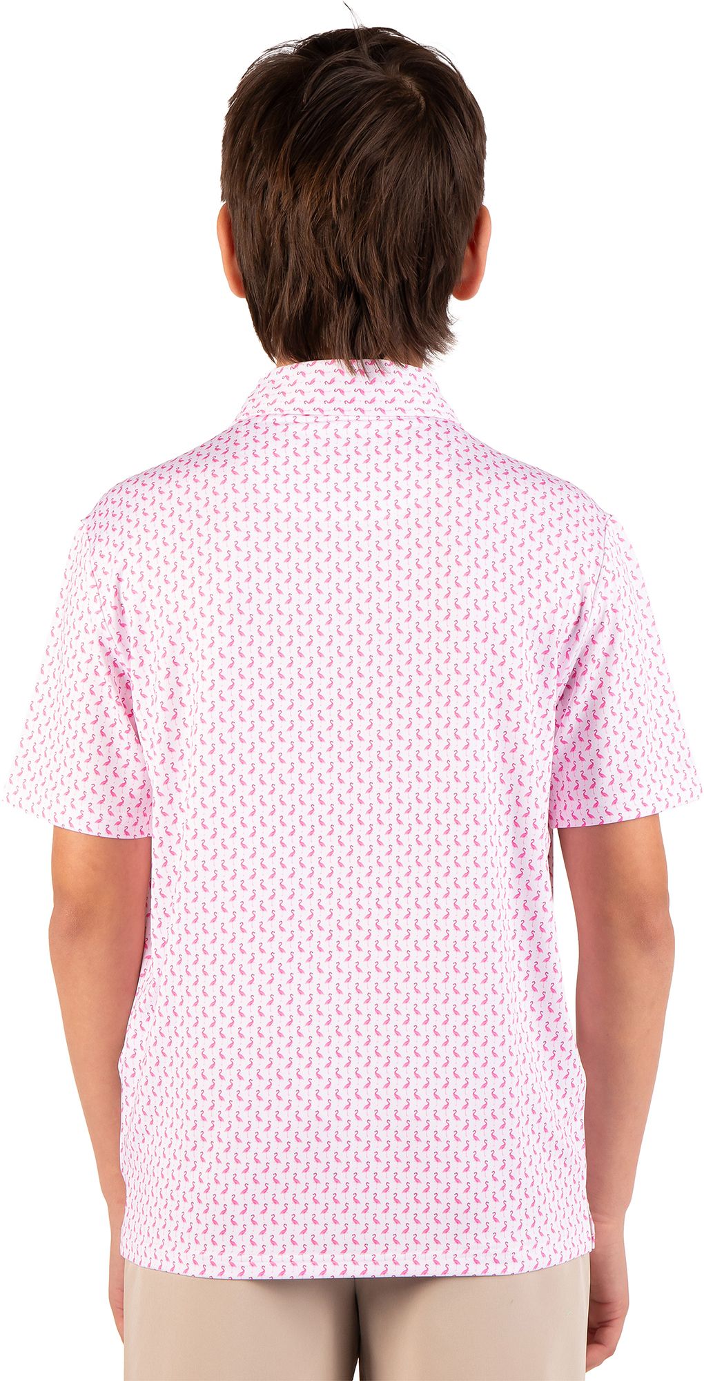 TailorByrd Boys' Flamingos  Performance Polo product image